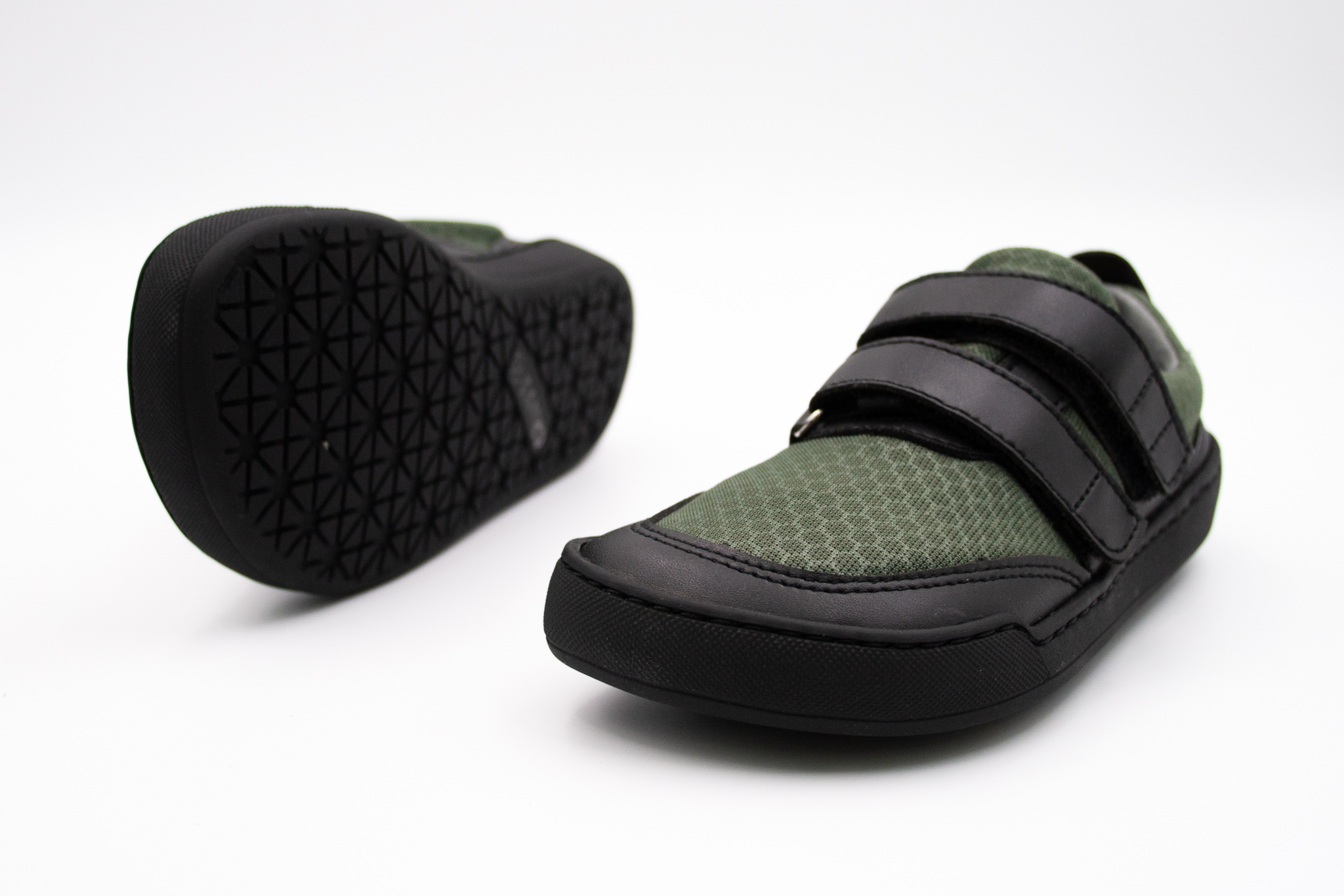 CRAVE BAREFOOT TENISKY CATBOURNE - GREEN Veľkosť: 35, Vnútorná dĺžka  topánky v cm: 23.6, Vnútorná šírka topánky v cm: 8.2