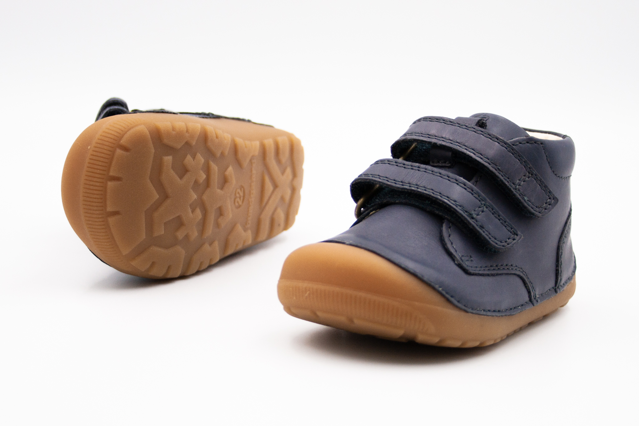 BUNDGAARD PETIT VELCRO STRAP - BLUE Veľkosť: 19, Vnútorná dĺžka  topánky v cm: 12, Vnútorná šírka topánky v cm: 5.5