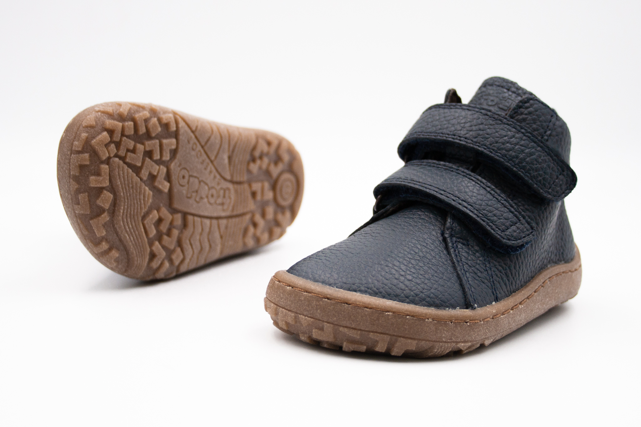 FRODDO BAREFOOT AUTUMN FLEECE - DARK BLUE Veľkosť: 22, Vnútorná dĺžka  topánky v cm: 13.7, Vnútorná šírka topánky v cm: 6.1