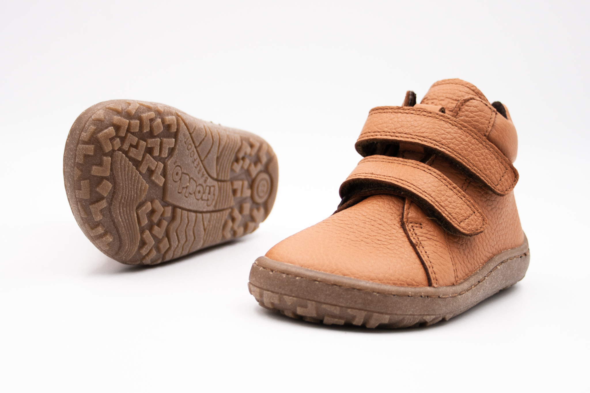 FRODDO BAREFOOT AUTUMN FLEECE - COGNAC Veľkosť: 22, Vnútorná dĺžka  topánky v cm: 13.7, Vnútorná šírka topánky v cm: 6.1