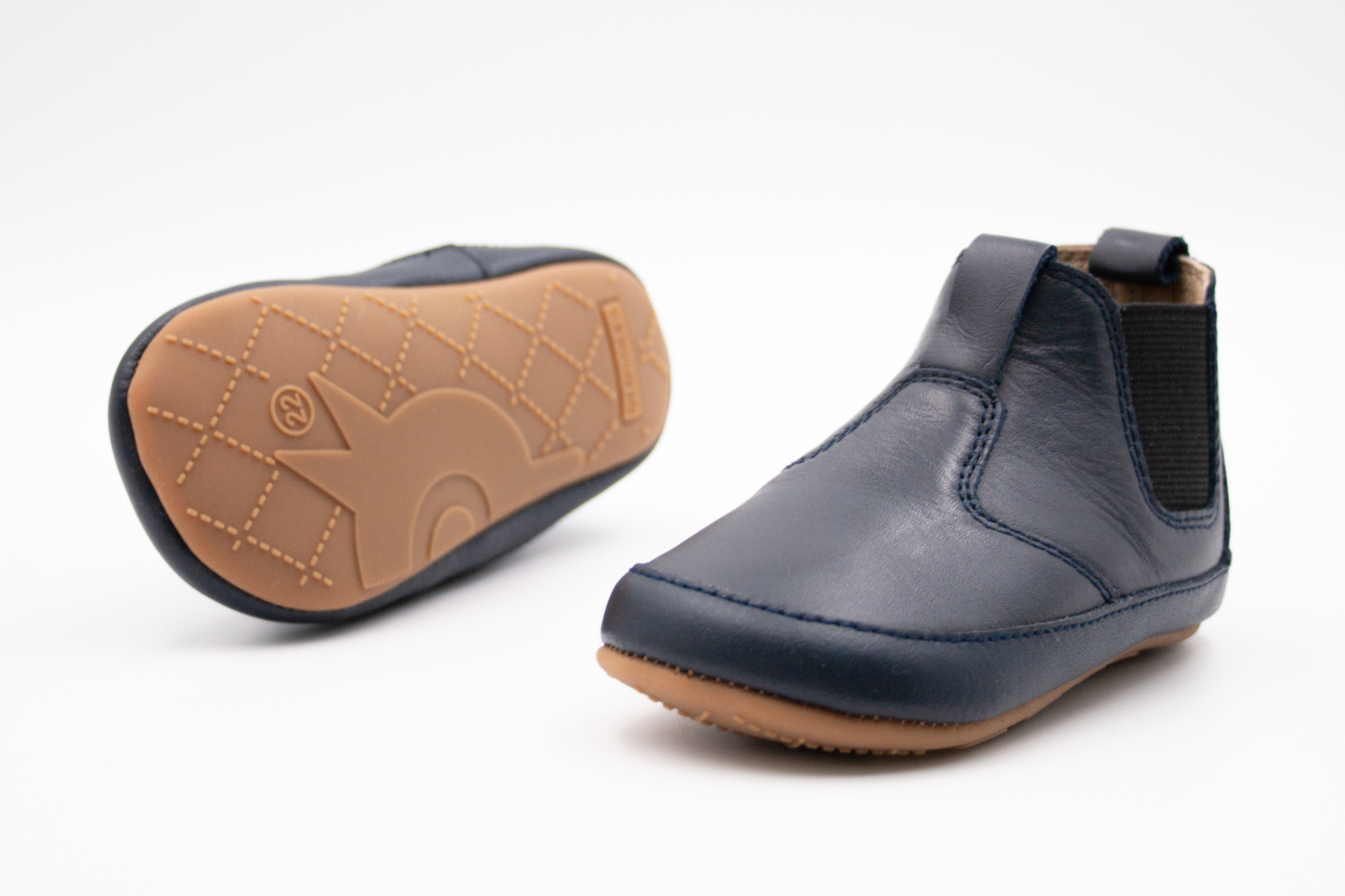 OLD SOLES PREWALKERS CAPAČKY BAMBINI LOCAL - NAVY BLACK Veľkosť: 19, Vnútorná dĺžka  topánky v cm: 11.9, Vnútorná šírka topánky v cm: 6.5