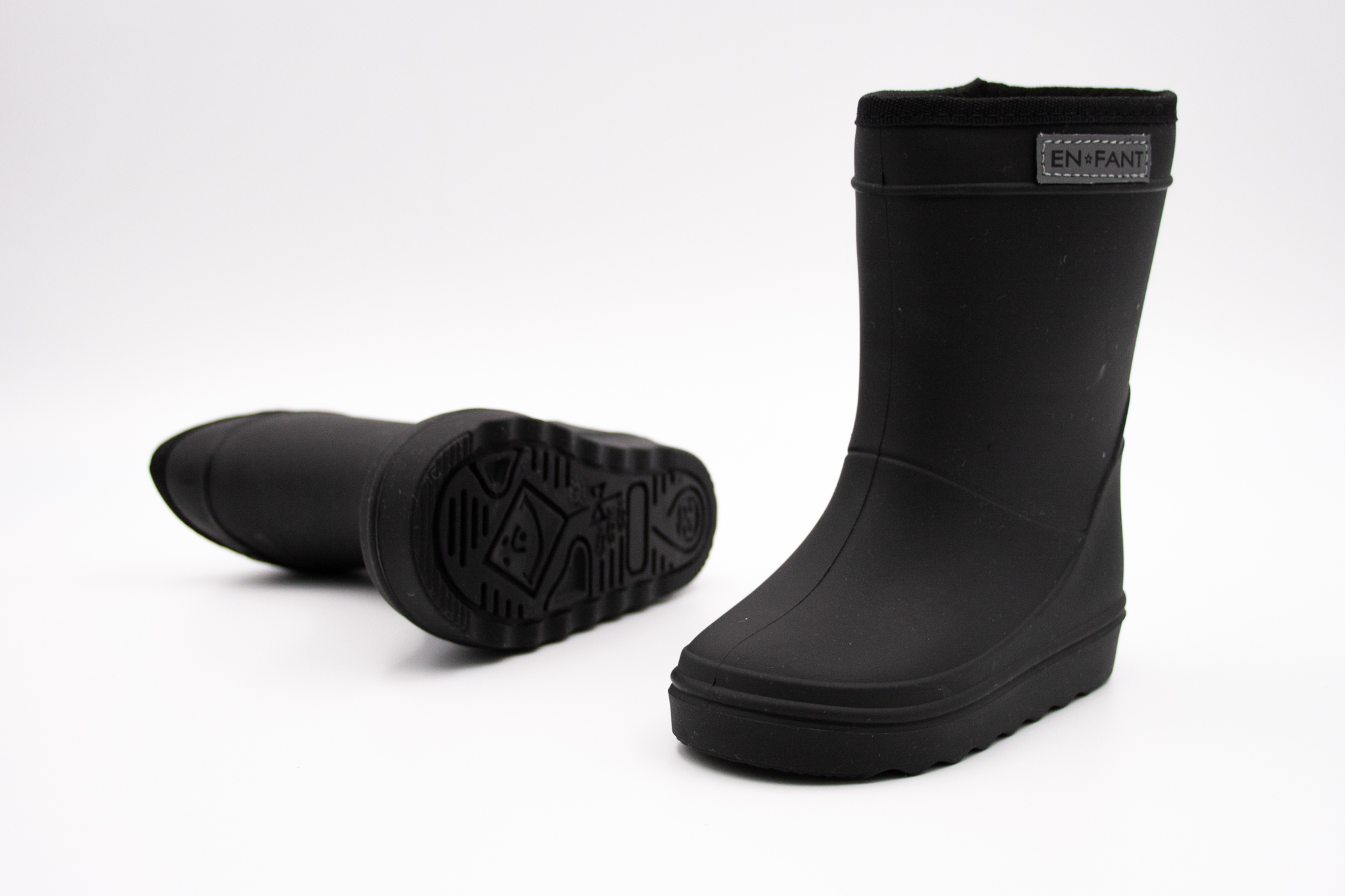 En Fant  ENFANT ZATEPLENÉ GUMÁKY THERMO BOOTS - BLACK Veľkosť: 36, 11: 22.4, Vnútorná šírka topánky v cm: 7.6