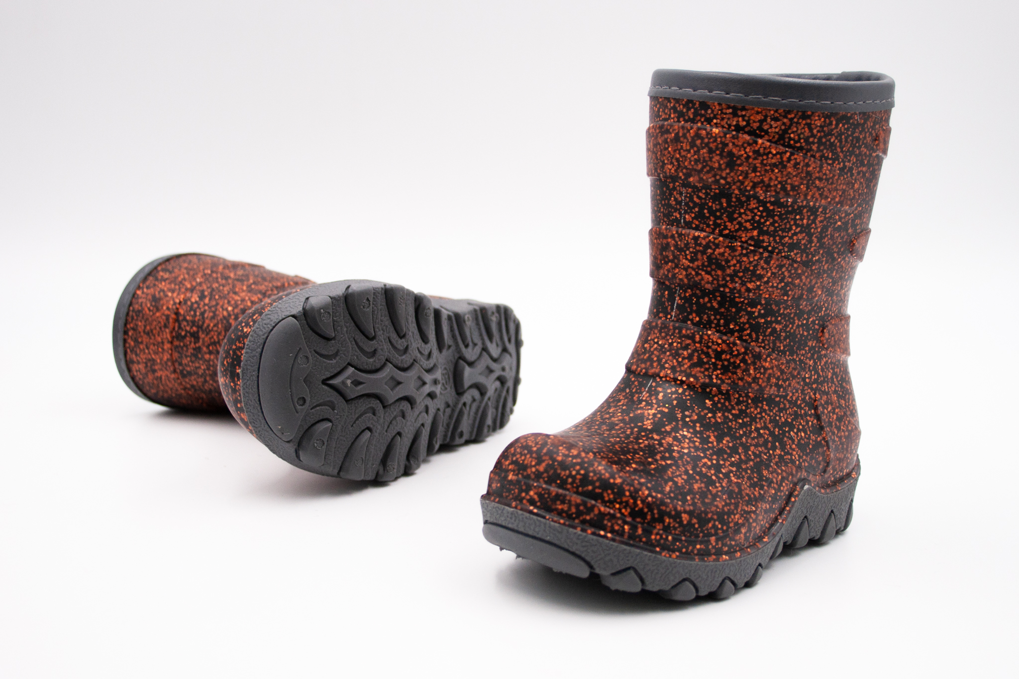 Mikk-Line  MIKK-LINE THERMO BOOT NEW GLITTER - GINGER BREAD Veľkosť: 35, 11: 22.5, Vnútorná šírka topánky v cm: 8.2