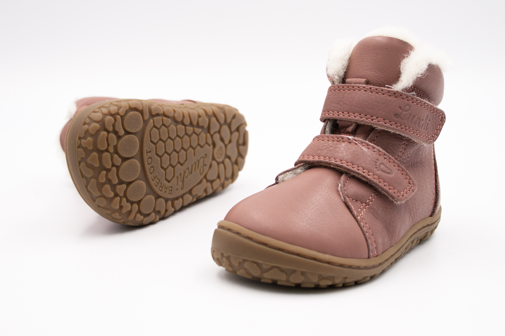 Lurchi  LURCHI NIK BAREFOOT WINTER - ROSE Veľkosť: 33, 11: 22.3, Vnútorná šírka topánky v cm: 7.8