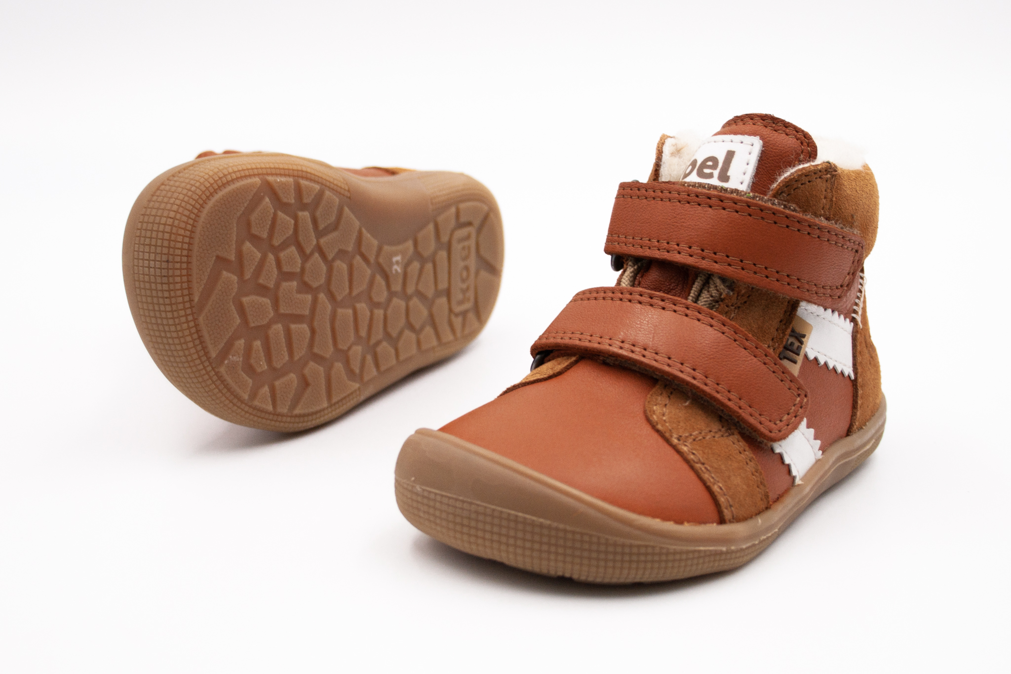 Koel4Kids  KOEL BERNARDO ETHAN TEX WOOL S MEMBRÁNOU - COGNAC Veľkosť: 26, 11: 16.8, Vnútorná šírka topánky v cm: 6.9