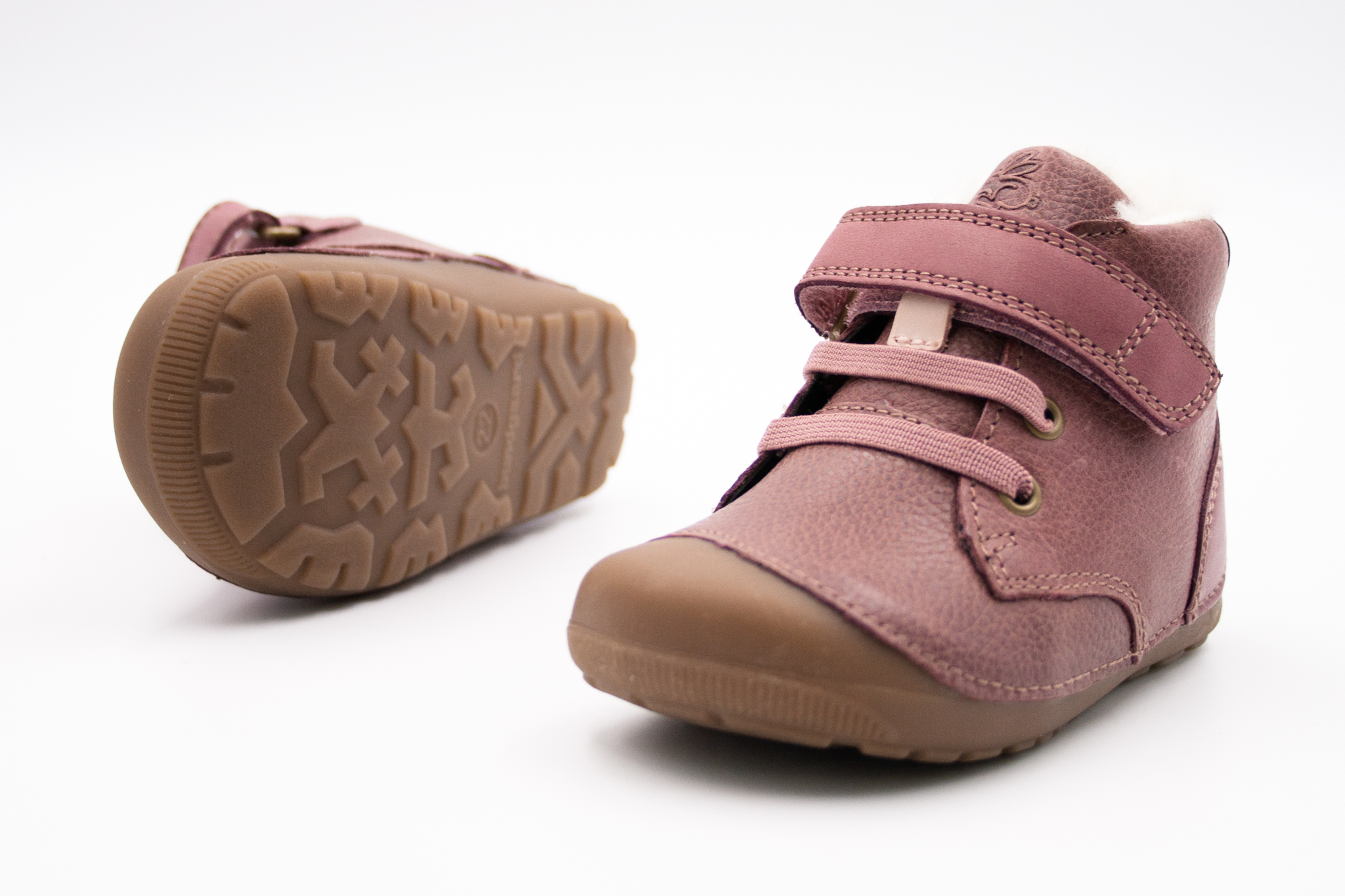 Bundgaard  BUNDGAARD PETIT MID WINTER LACE - ROSE Veľkosť: 24, 11: 14.5, Vnútorná šírka topánky v cm: 6