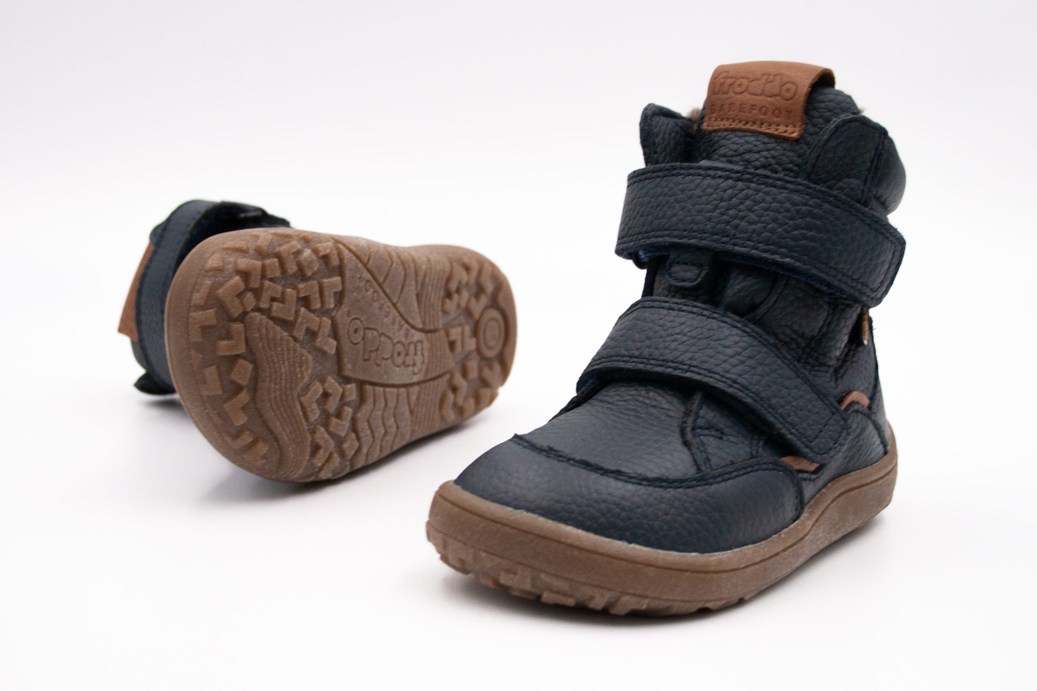 Froddo  FRODDO BAREFOOT WINTER GRIP NEW - BLUE Veľkosť: 27, 11: 18, Vnútorná šírka topánky v cm: 7.1