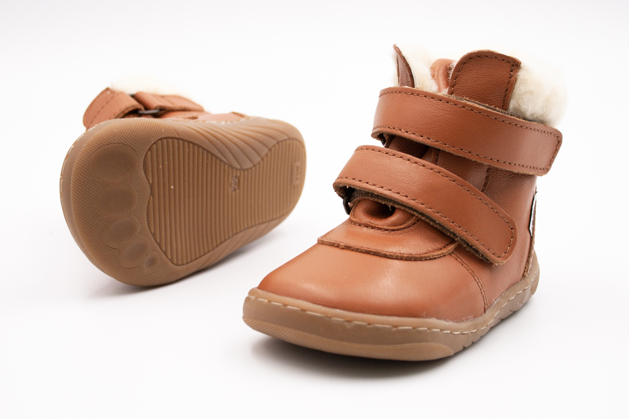 Pegres  DETSKÉ BAREFOOT ZIMNÉ TOPÁNKY PEGRES SKINNY - HNEDÉ Veľkosť: 21, 11: 13.3, Vnútorná šírka topánky v cm: 5.9