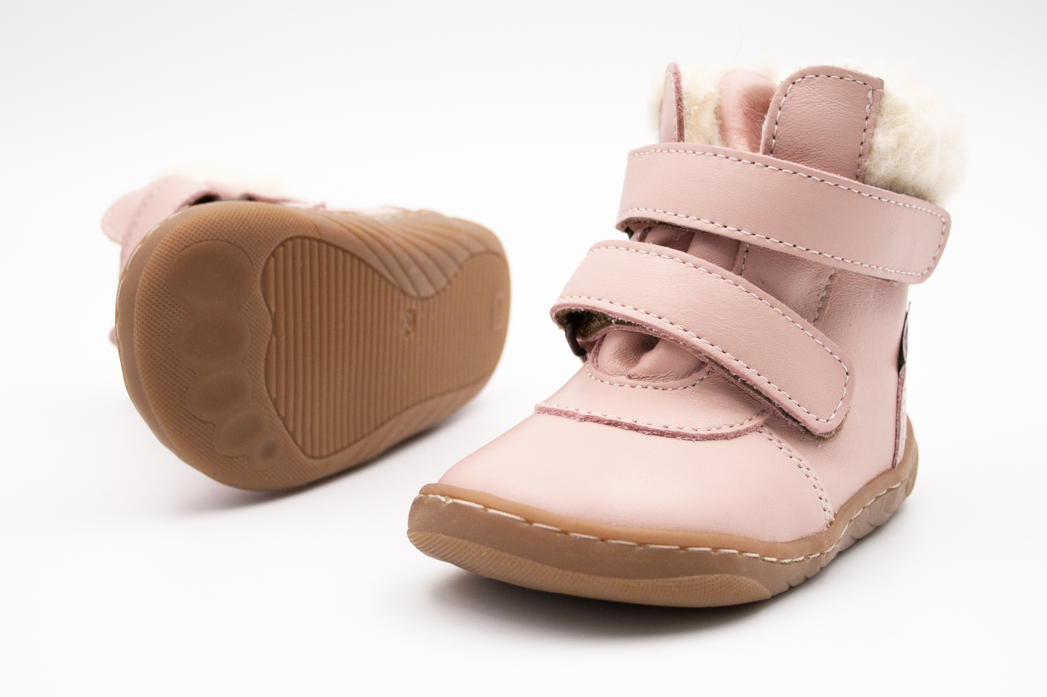 Pegres  DETSKÉ BAREFOOT ZIMNÉ TOPÁNKY PEGRES SKINNY - RUŽOVÉ Veľkosť: 21, 11: 13.3, Vnútorná šírka topánky v cm: 5.9