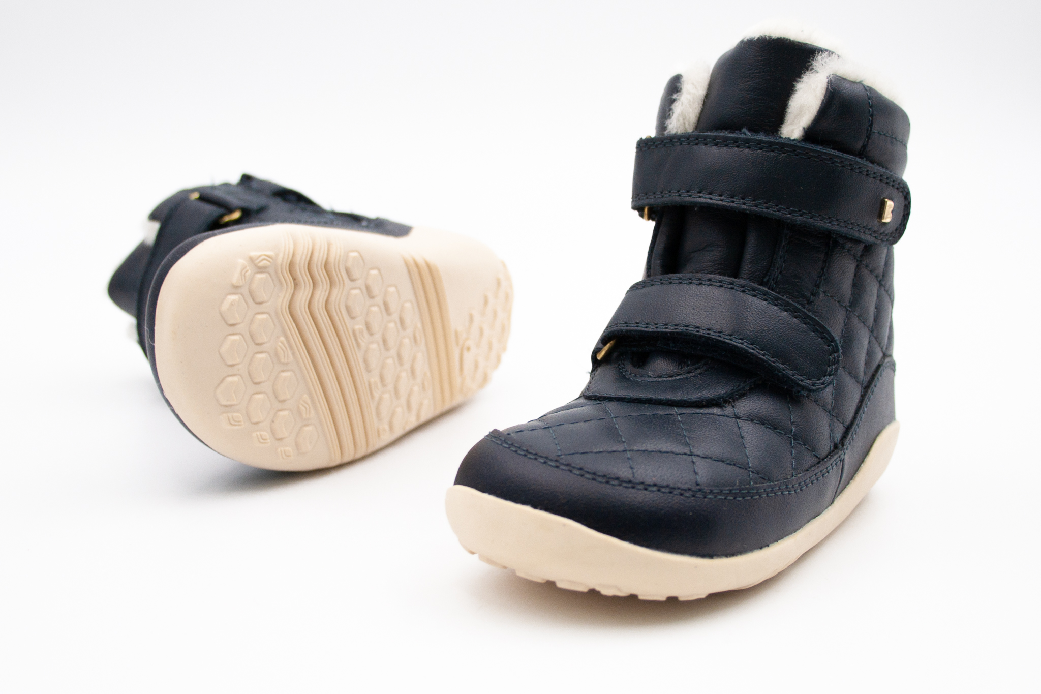 Bobux  BOBUX ZIMNÉ TOPÁNKY - PATCH ARCTIC NAVY Veľkosť: 23, 11: 15.3, Vnútorná šírka topánky v cm: 6.2