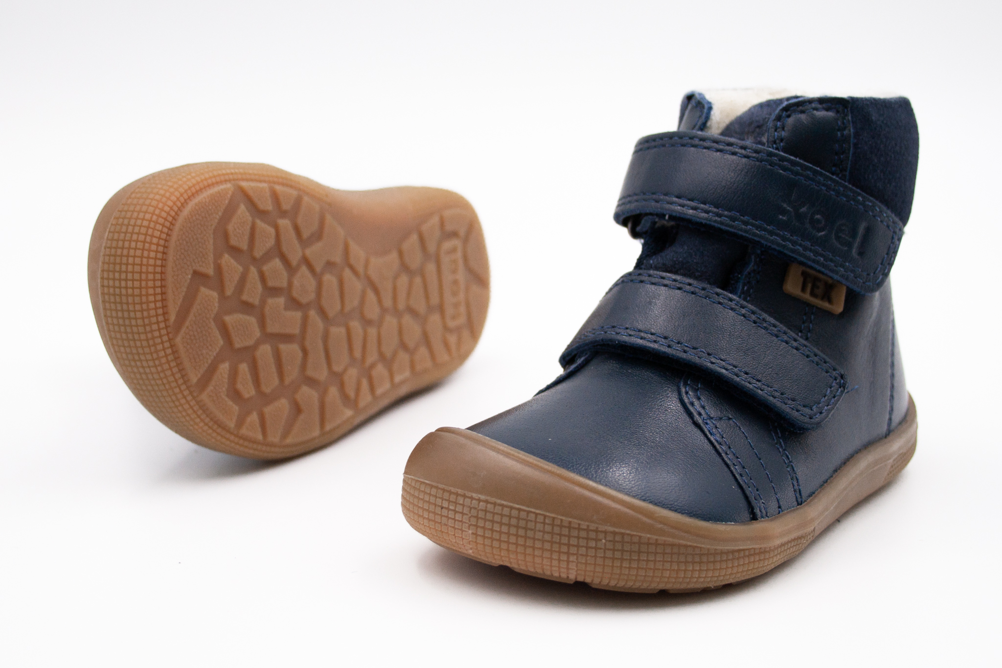 Koel4Kids  KOEL BERNARDO EMIL NAPA WOOL S MEMBRÁNOU - BLUE Veľkosť: 22, 11: 14.2, Vnútorná šírka topánky v cm: 6.1