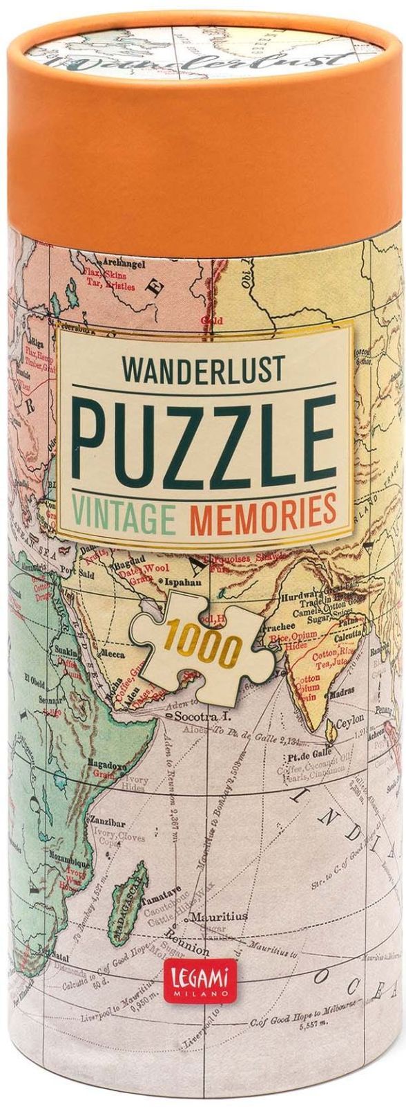LEGAMI PUZZLE 1000 KS V DARČEKOVOM BALENÍ - TRAVEL
