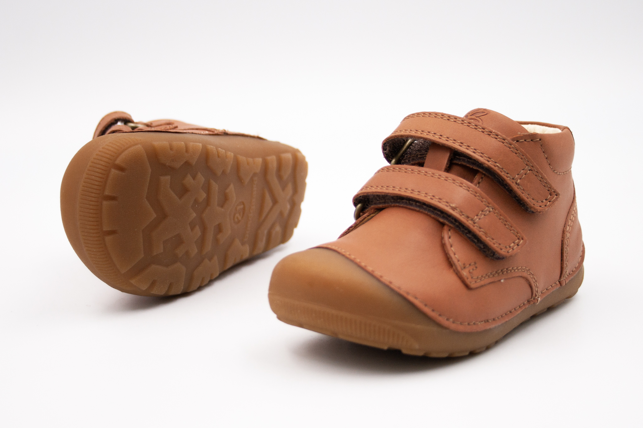BUNDGAARD BAREFOOT TOPÁNKY PETIT STRAP - COGNAC Veľkosť: 19, Vnútorná dĺžka  topánky v cm: 12, Vnútorná šírka topánky v cm: 5.5