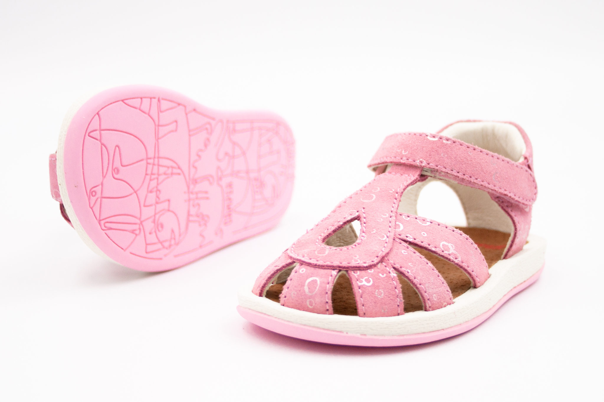 CAMPER SANDÁLKY FW BUBBLE BOMBON - PINK Veľkosť: 26, Vnútorná dĺžka  topánky v cm: 16.9, Vnútorná šírka topánky v cm: 6.7