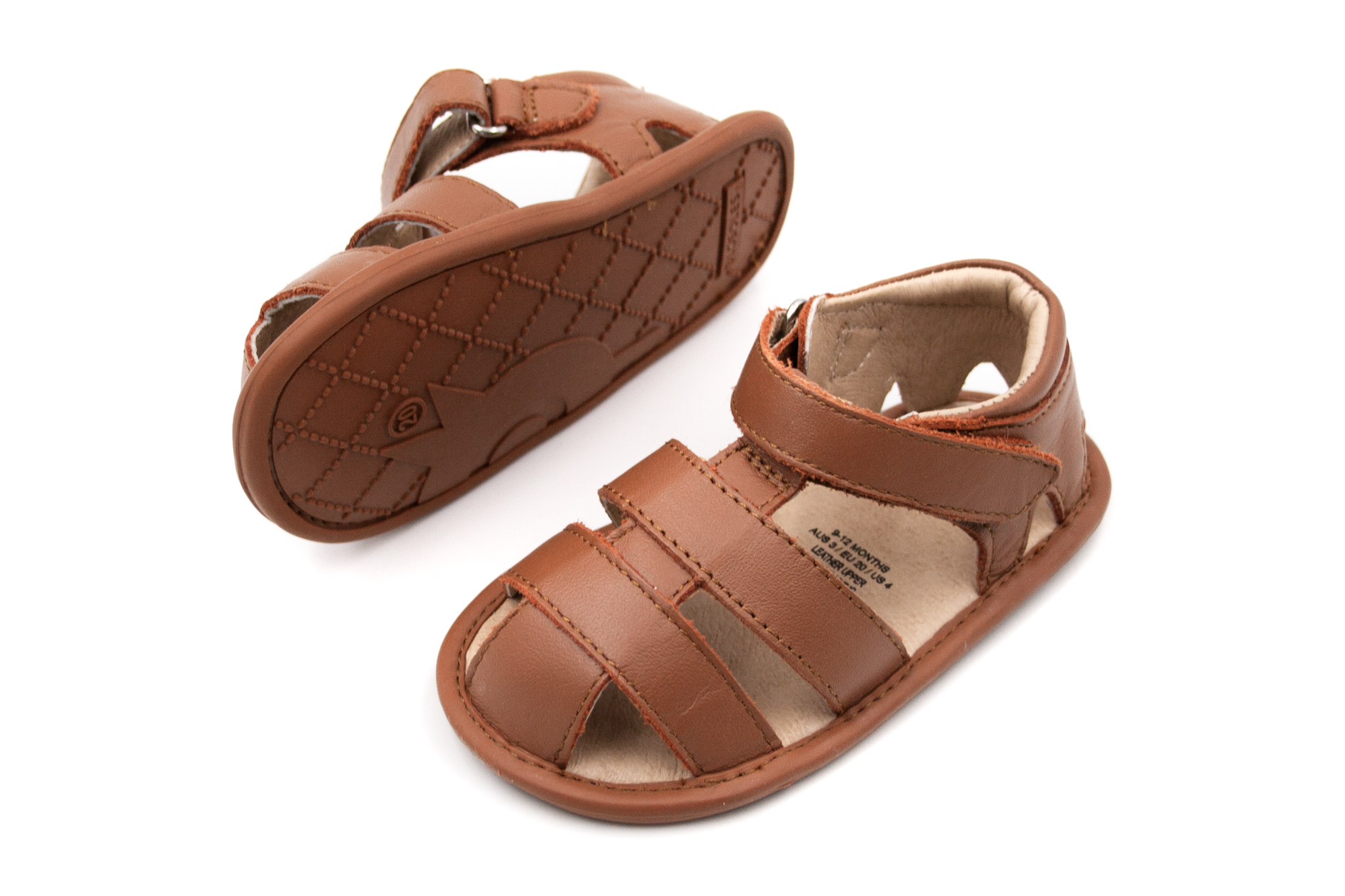 Old Soles  DETSKÉ BAREFOOT SANDÁLKY OLD SOLES PREWALKERS WAVES - TAN Veľkosť: 20, Vnútorná dĺžka  topánky v cm: 12.6, Vnútorná šírka topánky v cm: …