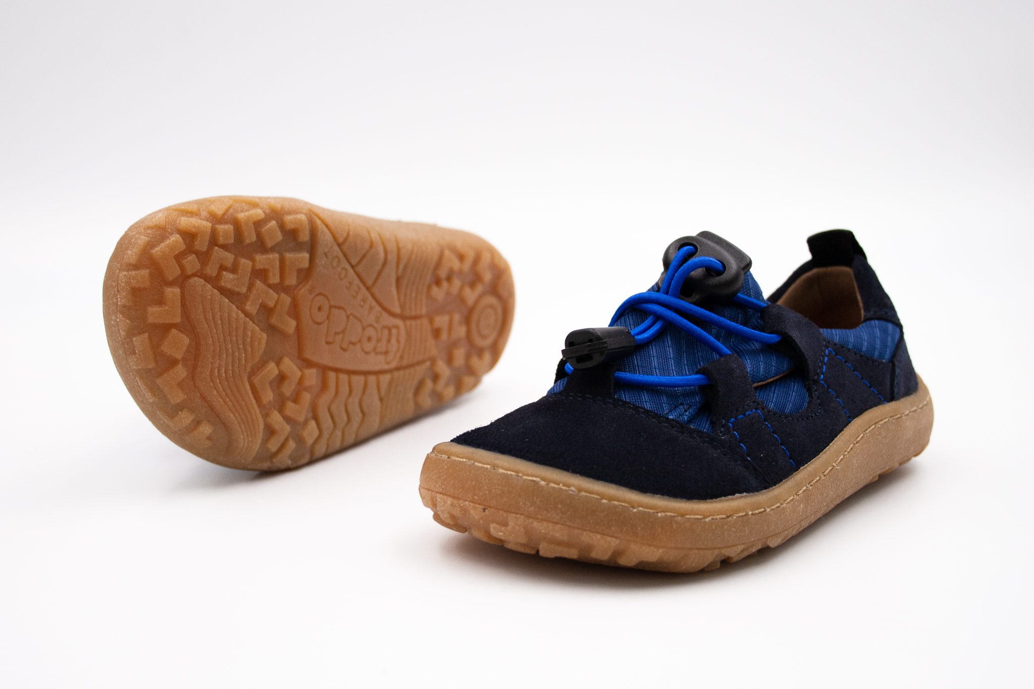 FRODDO BAREFOOT TOPÁNKY TRACK - DARK BLUE Veľkosť: 35, Vnútorná dĺžka  topánky v cm: 23, Vnútorná šírka topánky v cm: 8.4