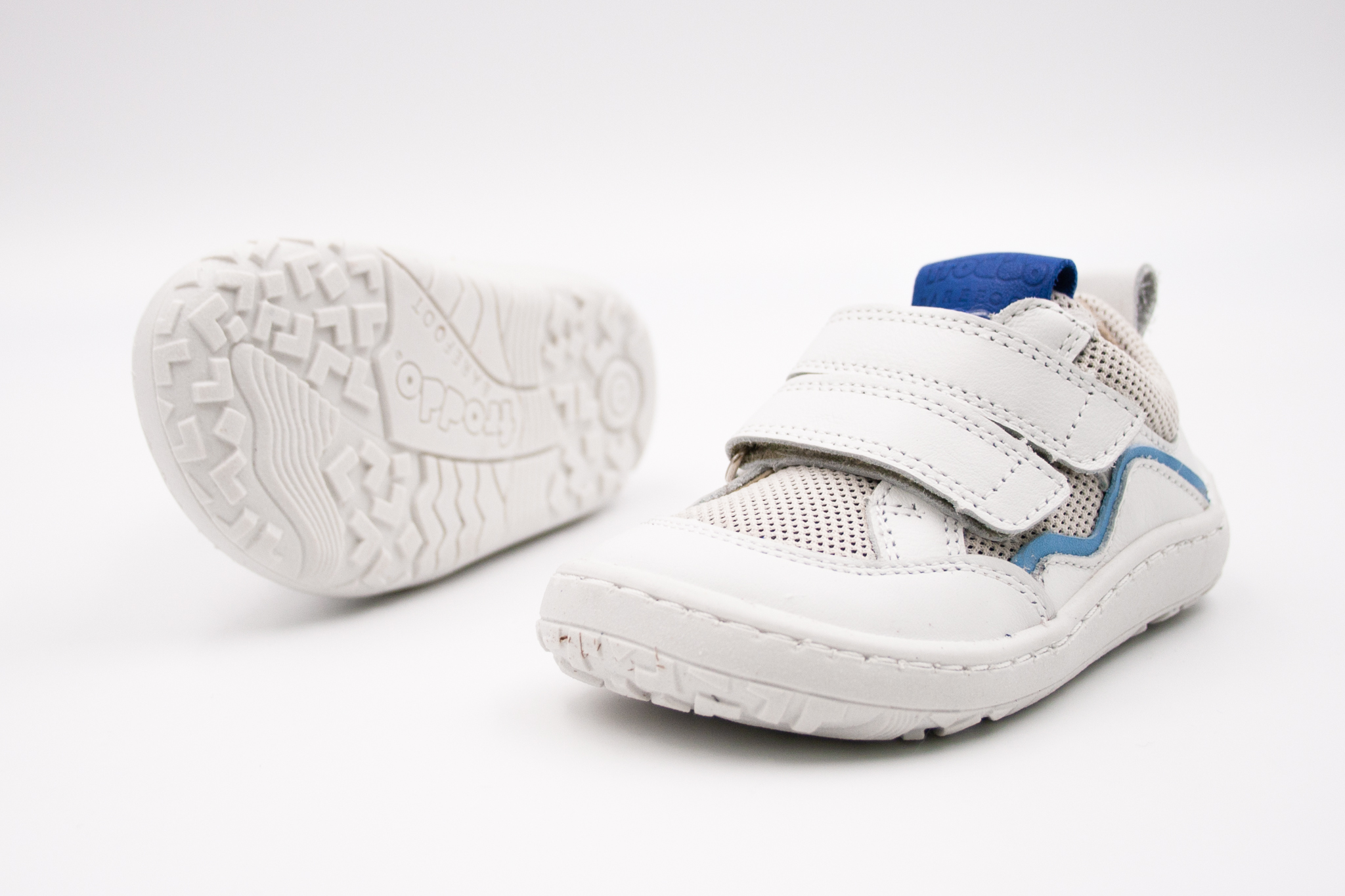 FRODDO BAREFOOT TENISKY BASE - WHITE+ Veľkosť: 35, Vnútorná dĺžka  topánky v cm: 23, Vnútorná šírka topánky v cm: 8.4