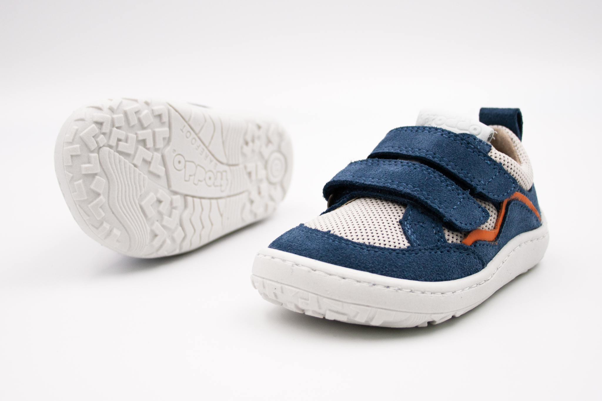 FRODDO BAREFOOT TENISKY BASE - DENIM Veľkosť: 23, Vnútorná dĺžka  topánky v cm: 14.5, Vnútorná šírka topánky v cm: 6.1