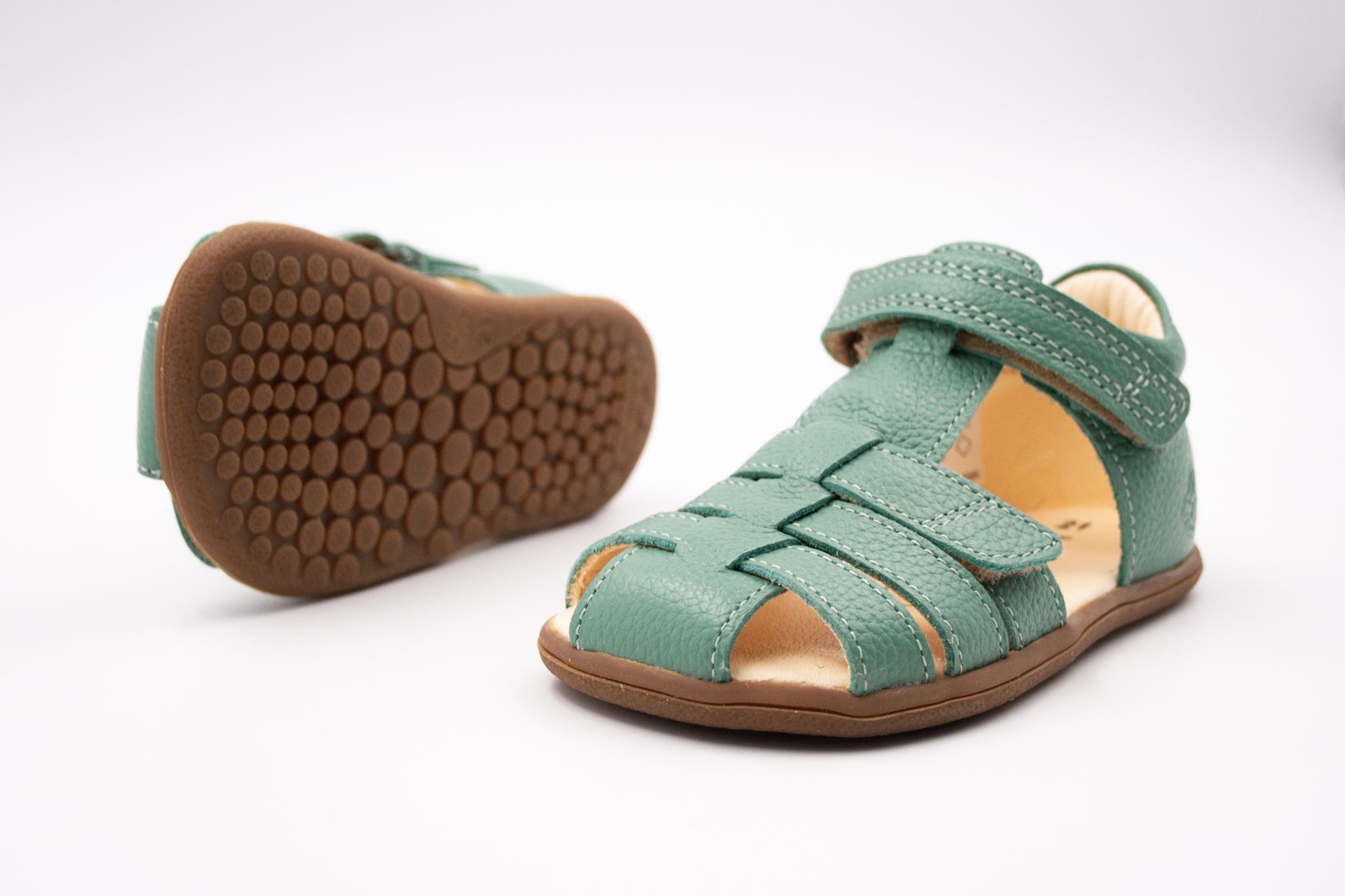 BUNDGAARD SANDÁLKY ROX IV - GREEN Veľkosť: 23, Vnútorná dĺžka  topánky v cm: 15.4, Vnútorná šírka topánky v cm: 6.4