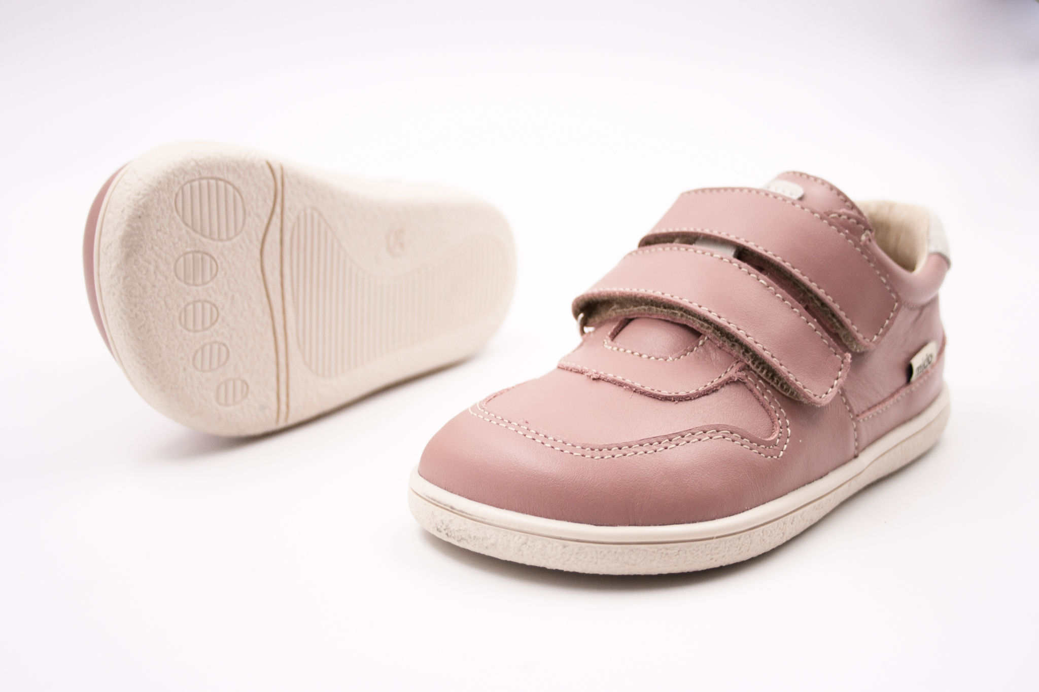 MIDO SHOES BAREFOOT KOŽENÉ TOPÁNKY - OLD ROSE Veľkosť: 26, Vnútorná dĺžka  topánky v cm: 16.6, Vnútorná šírka topánky v cm: 6.8