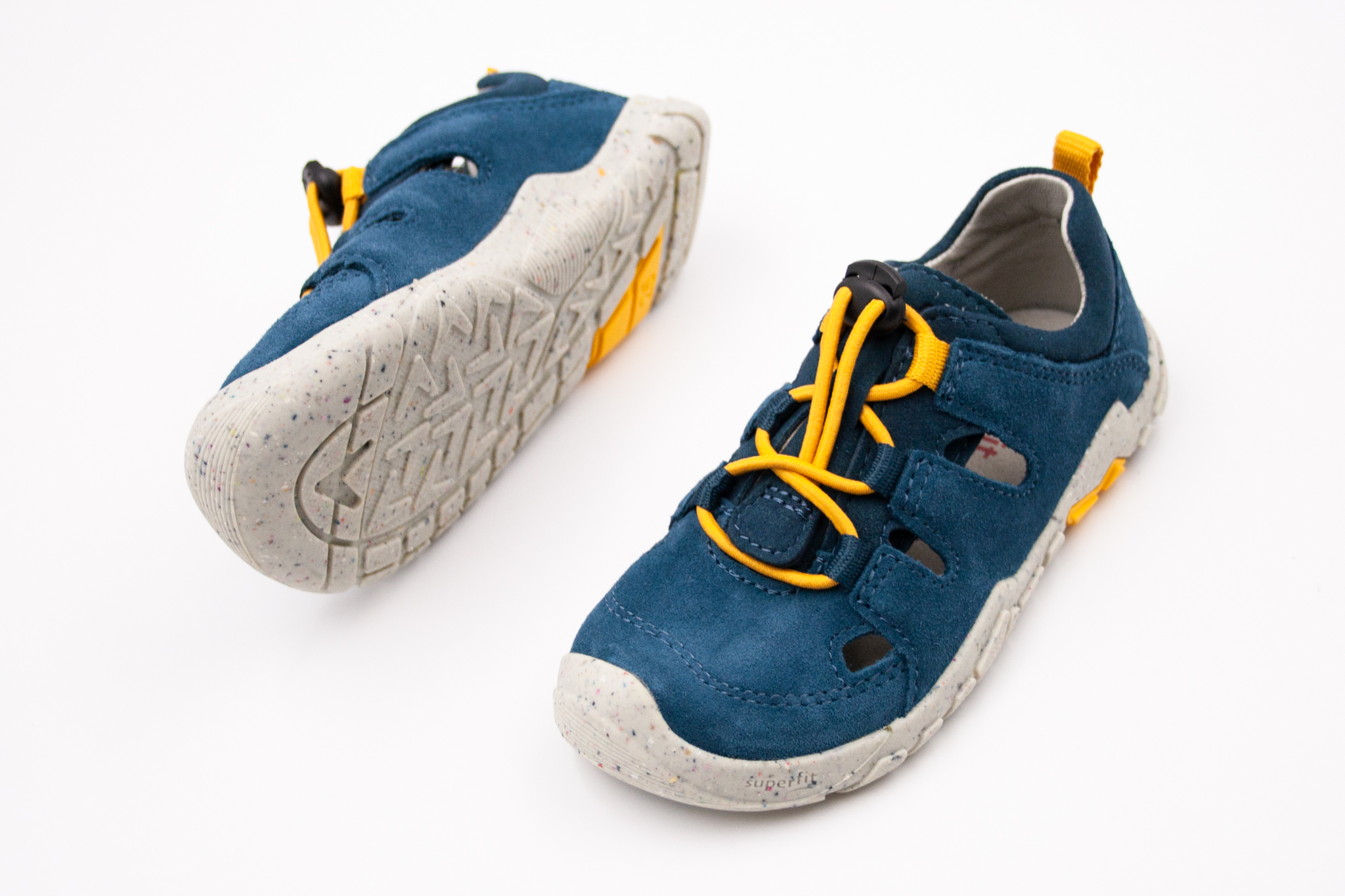 SUPERFIT OTVORENÉ TENISKY TRACE - BLUE Veľkosť: 35, Vnútorná dĺžka  topánky v cm: 22.9, Vnútorná šírka topánky v cm: 8