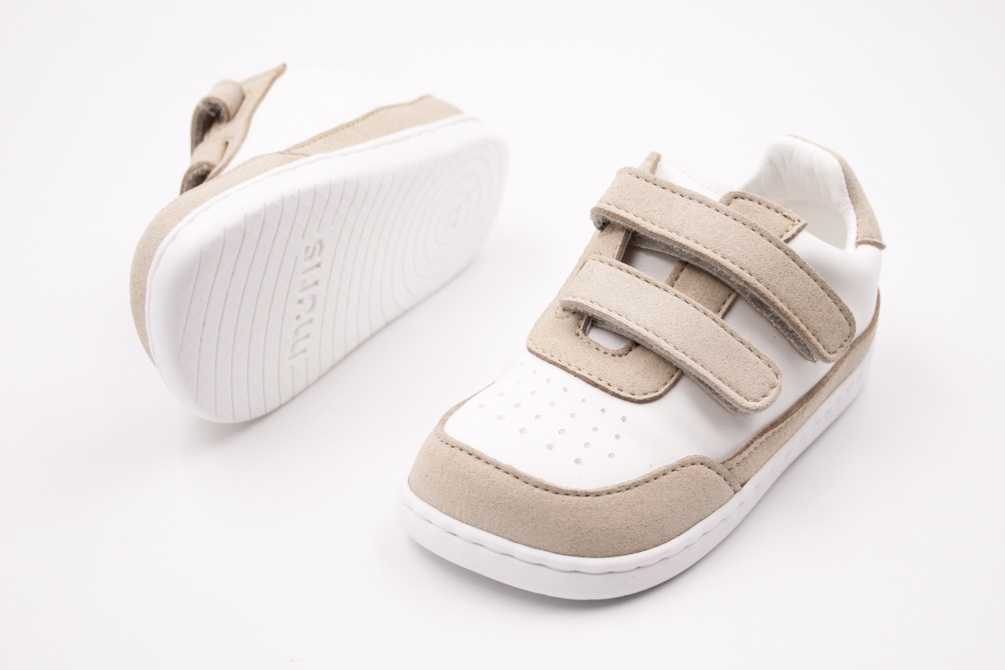 MURIS BAREFOOT TOPÁNKY PETRA - OFF WHITE STONE Veľkosť: 20, Vnútorná dĺžka  topánky v cm: 12.5, Vnútorná šírka topánky v cm: 6