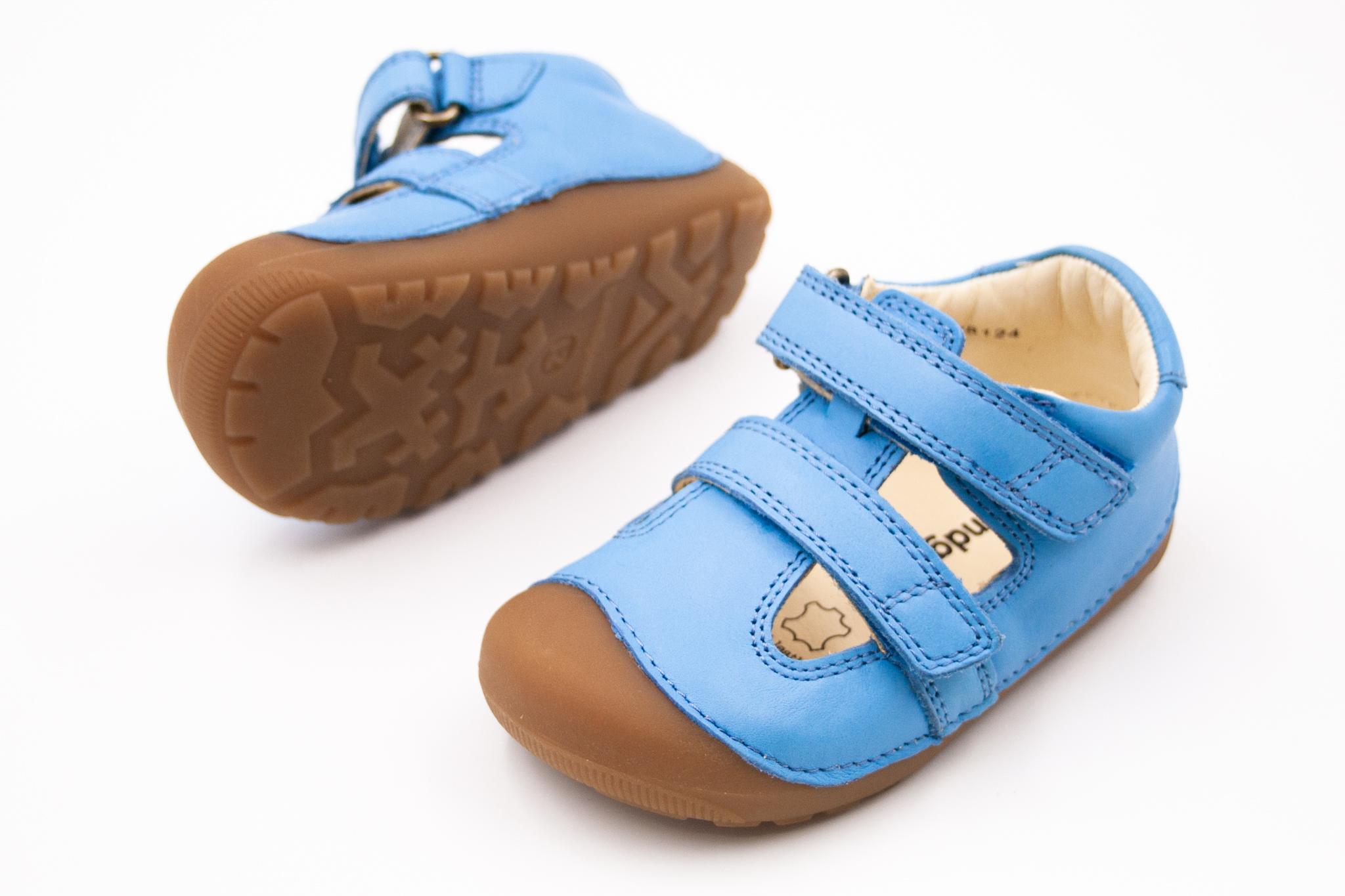 DETSKÉ BAREFOOT SANDÁLE BUNDGAARD PETIT SUMMER - BLUE Veľkosť: 26, Vnútorná dĺžka  topánky v cm: 16.7, Vnútorná šírka topánky v cm: 6.6