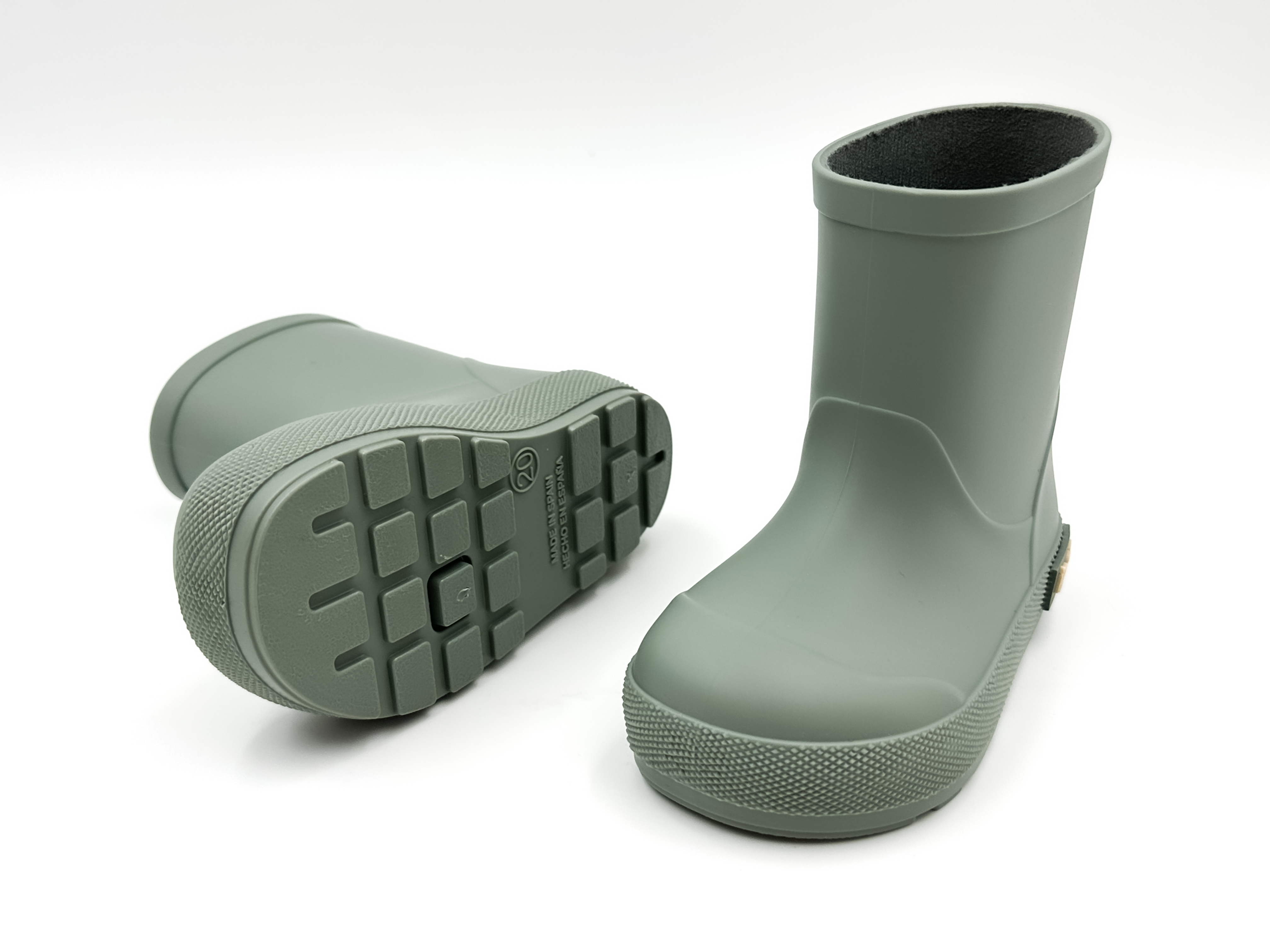 DETSKÉ BAREFOOT GUMÁKY IGOR SHOES YOGI - GREEN Veľkosť: 22, Vnútorná dĺžka  topánky v cm: 14.7, Vnútorná šírka topánky v cm: 6.4