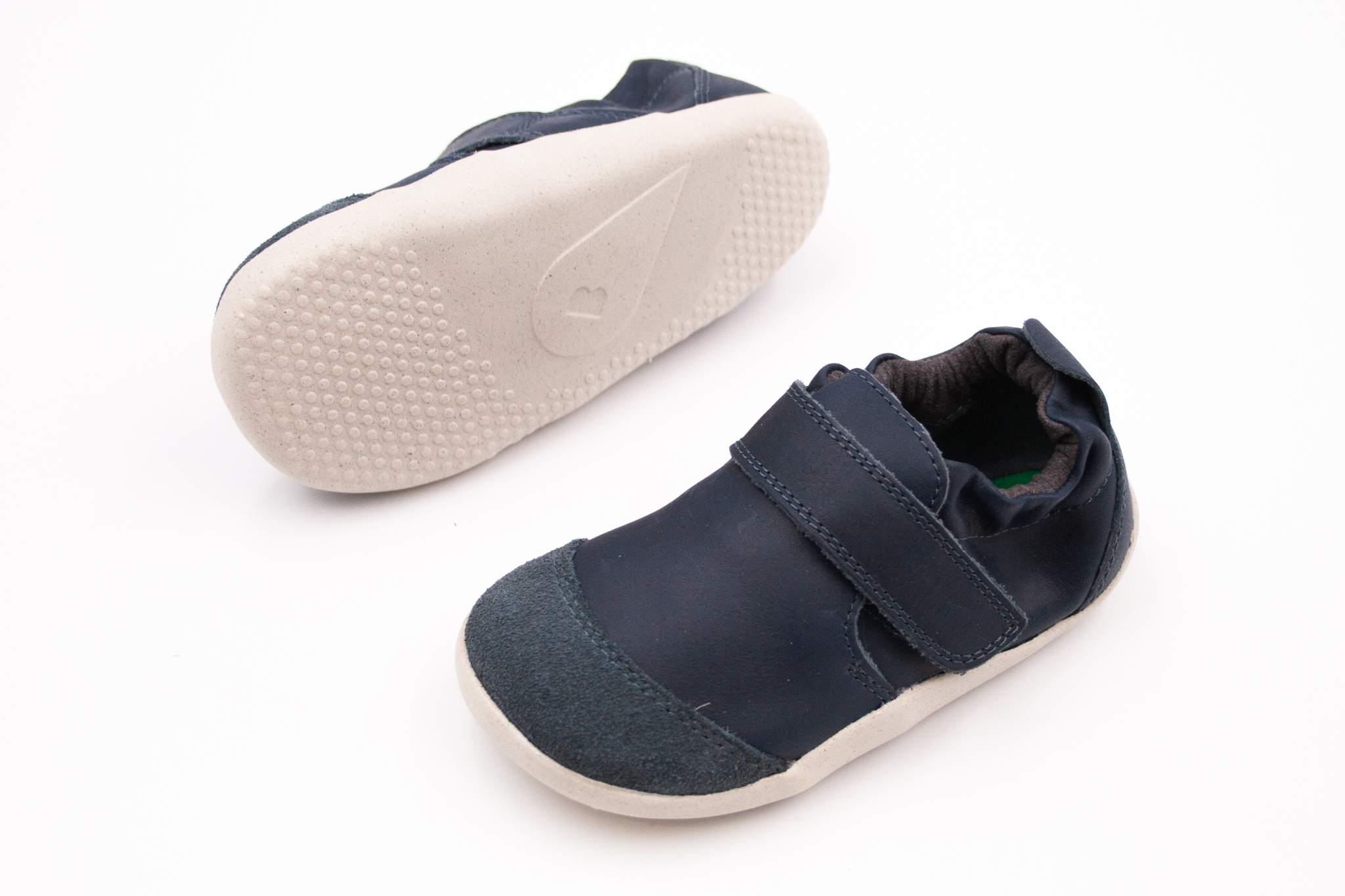 DETSKÉ BAREFOOT TOPÁNKY BOBUX XPLORER MARVEL - NAVY Veľkosť: 18, Vnútorná dĺžka  topánky v cm: 11.7, Vnútorná šírka topánky v cm: 5.4