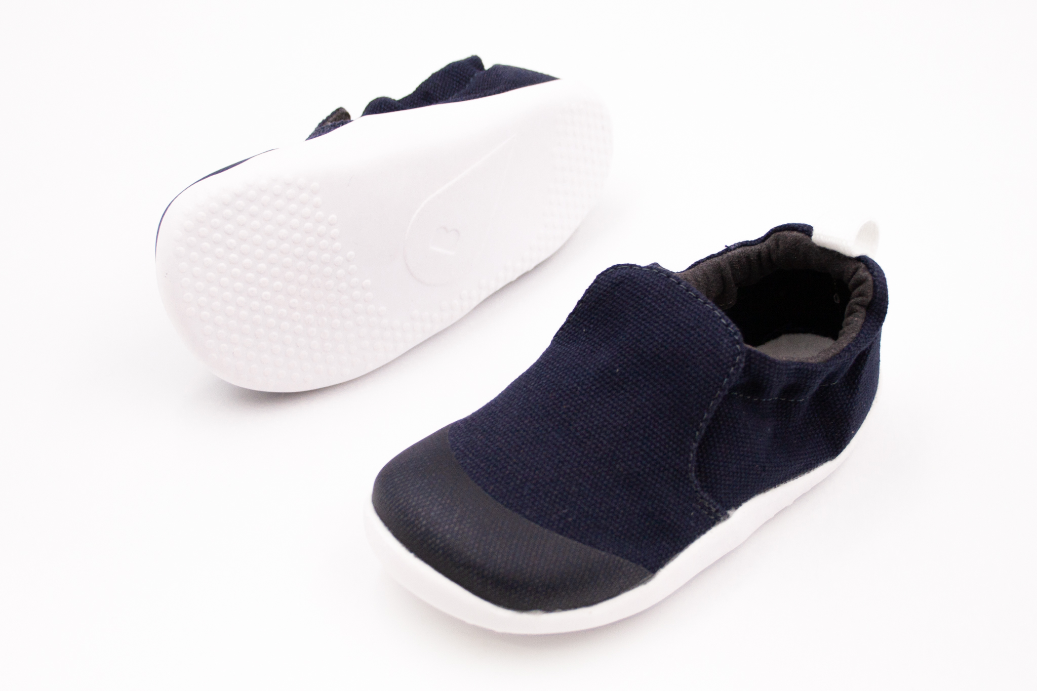 DETSKÉ BAREFOOT PLÁTENKY BOBUX XPLORER SCAMP - ORGANIC NAVY Veľkosť: 19, Vnútorná dĺžka  topánky v cm: 12.1, Vnútorná šírka topánky v cm: 5.6