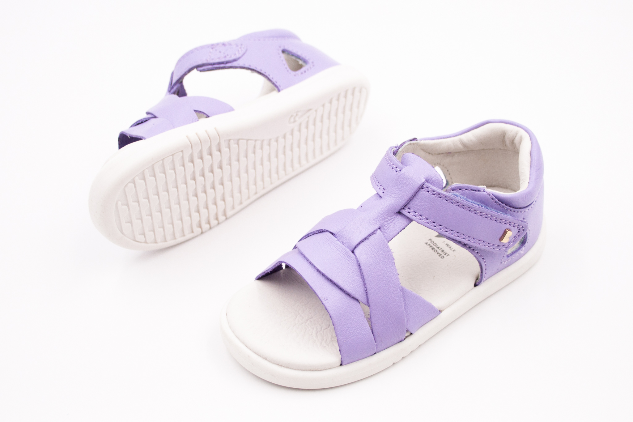 DETSKÉ SANDÁLKY BOBUX I-WALK COVE - LILAC Veľkosť: 24, Vnútorná dĺžka  topánky v cm: 16, Vnútorná šírka topánky v cm: 6.4