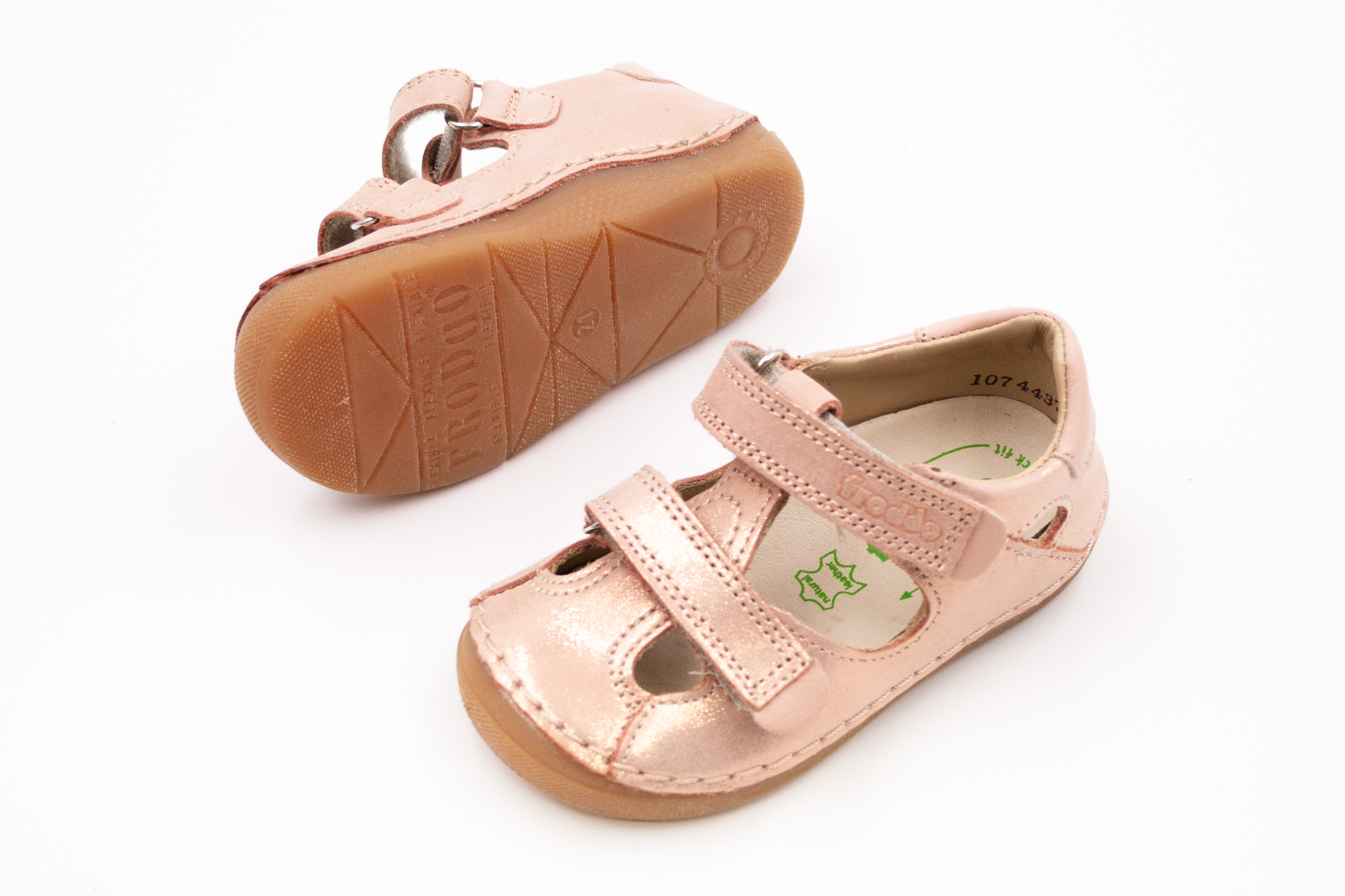 DETSKÉ SANDÁLE FRODDO PAIX DOUBLE SANDAL - NUDE+ Veľkosť: 19, Vnútorná dĺžka  topánky v cm: 12, Vnútorná šírka topánky v cm: 5.8