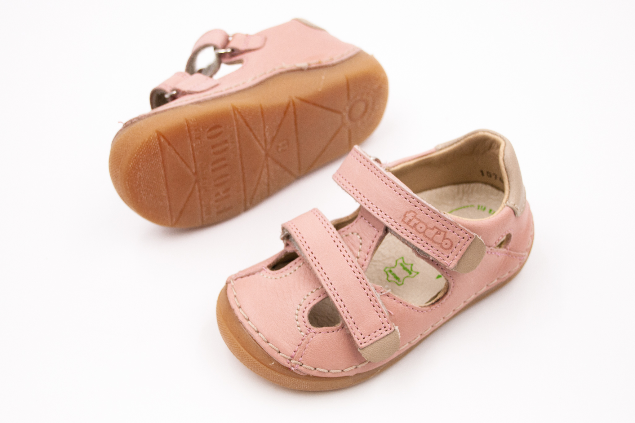 DETSKÉ SANDÁLE FRODDO PAIX DOUBLE SANDAL - PINK Veľkosť: 19, Vnútorná dĺžka  topánky v cm: 12, Vnútorná šírka topánky v cm: 5.8