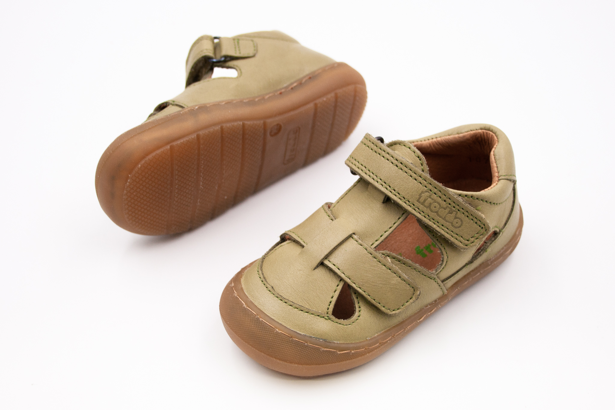 DETSKÉ SANDÁLKY FRODDO OLLIE SANDAL - OLIVE Veľkosť: 19, Vnútorná dĺžka  topánky v cm: 12, Vnútorná šírka topánky v cm: 5.6