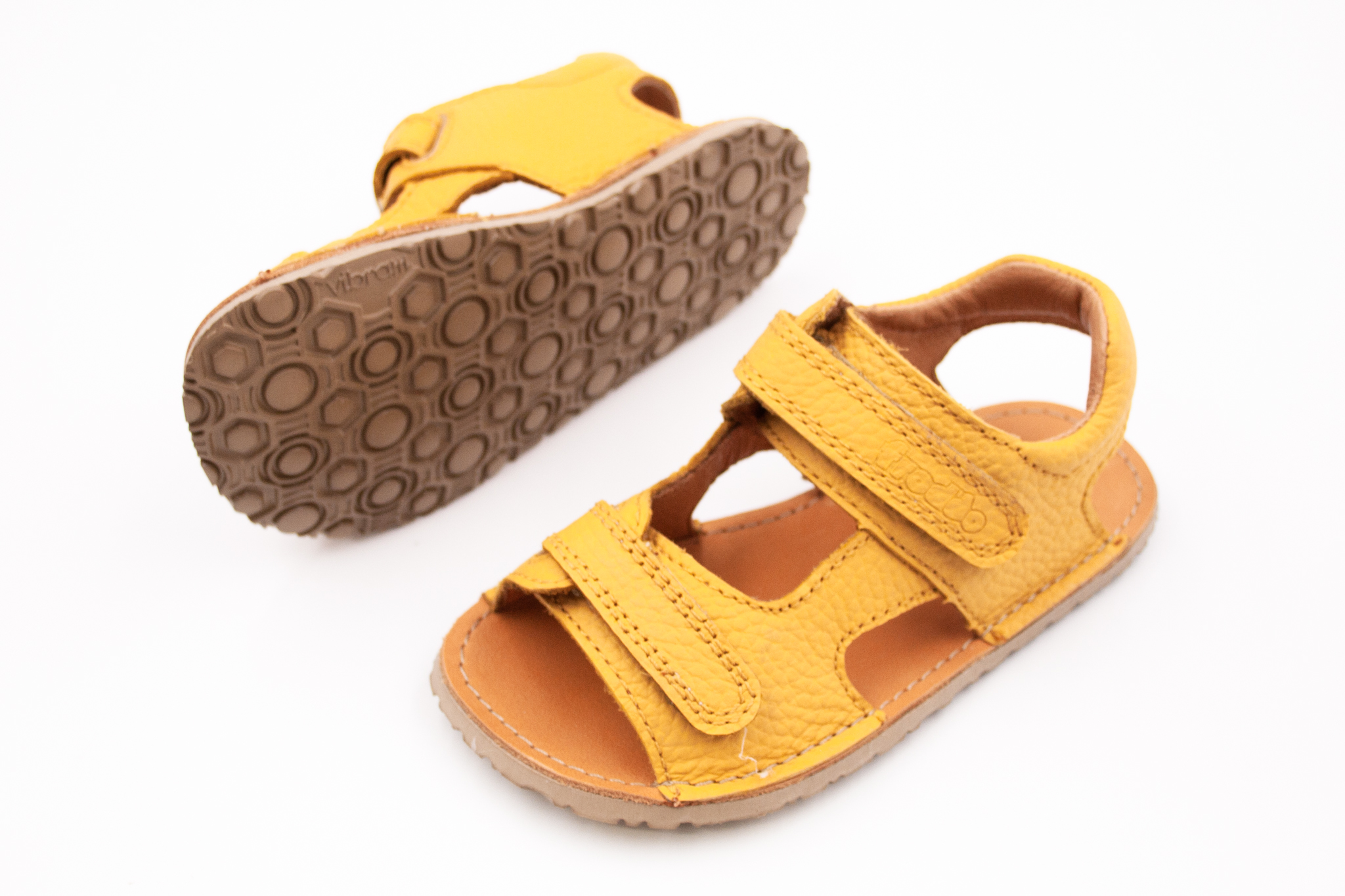 DETSKÉ BAREFOOT SANDÁLE FRODDO FLEXY MINI VIBRAM - YELLOW Veľkosť: 27, Vnútorná dĺžka  topánky v cm: 17.1, Vnútorná šírka topánky v cm: 6.7