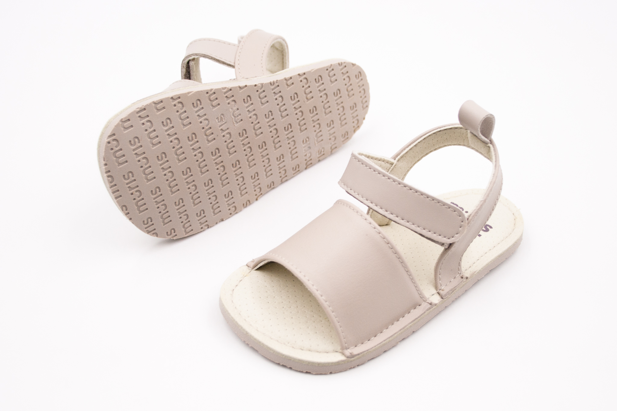 DETSKÉ BAREFOOT SANDÁLKY MURIS MAO - TAUPE Veľkosť: 20, Vnútorná dĺžka  topánky v cm: 12.9, Vnútorná šírka topánky v cm: 5.6