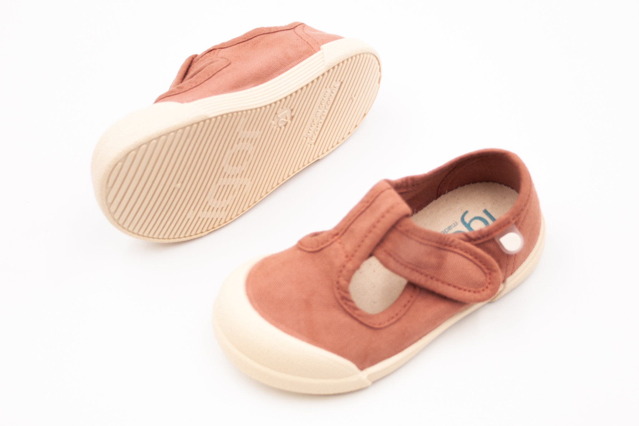 DETSKÉ BAREFOOT PLÁTENKY IGOR SHOES LONA - PEPITO TERRACOTA Veľkosť: 19, Vnútorná dĺžka  topánky v cm: 11.8, Vnútorná šírka topánky v cm: 5.7
