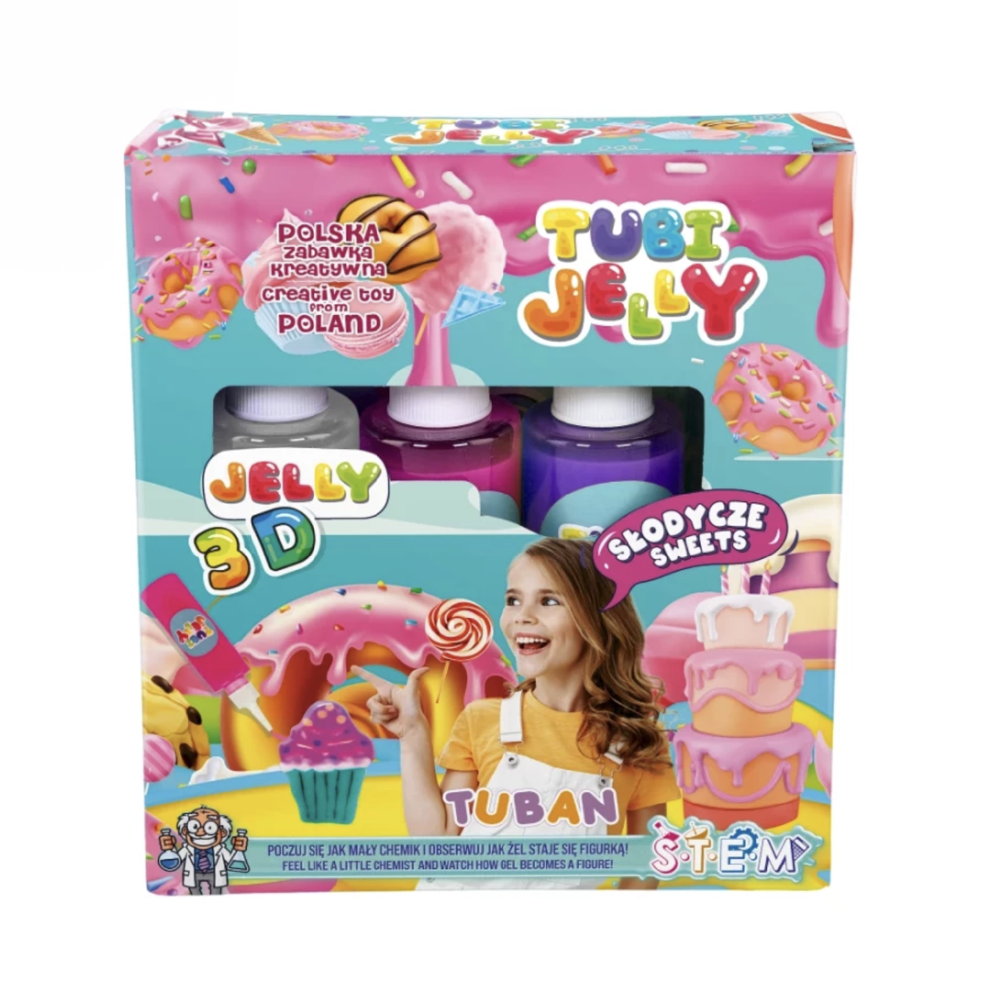 KREATÍVNA SADA TUBI JELLY TUBAN - SLADKOSTI