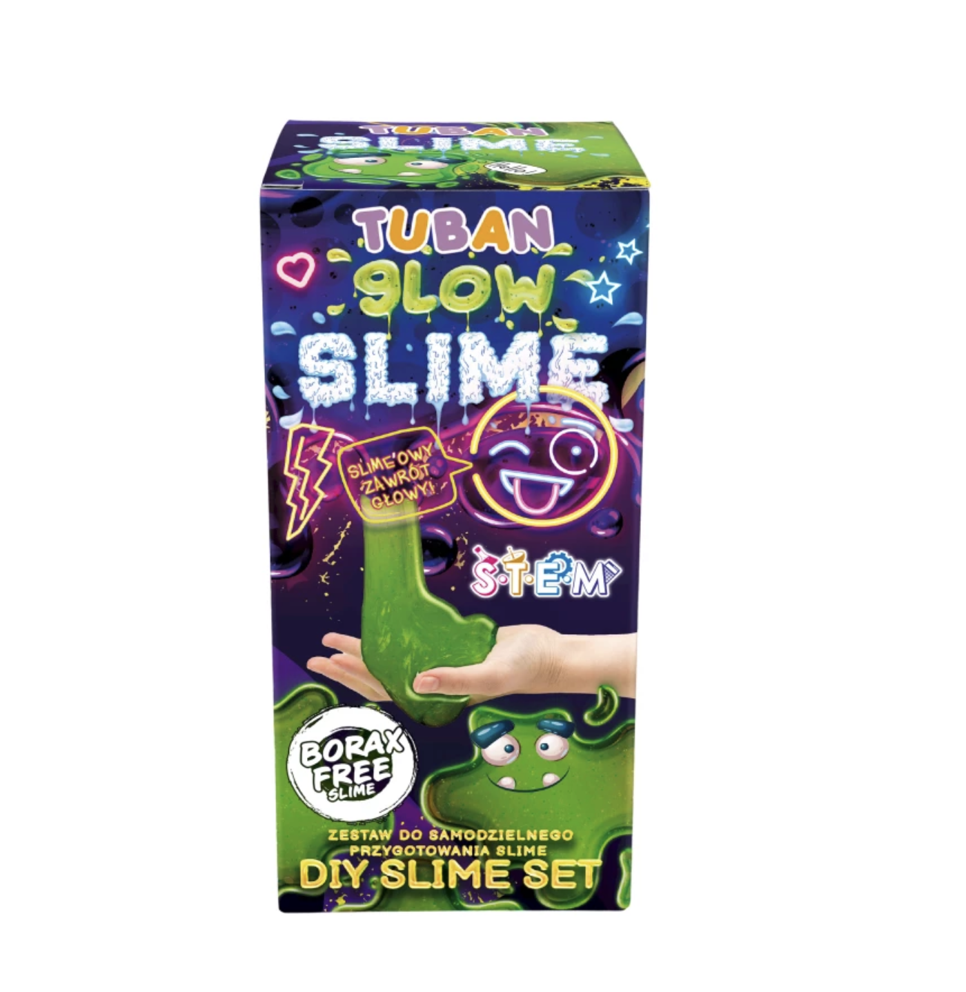 DIY SLIME SADA NA VÝROBU SLIZU TUBAN - GLOW IN THE DARK