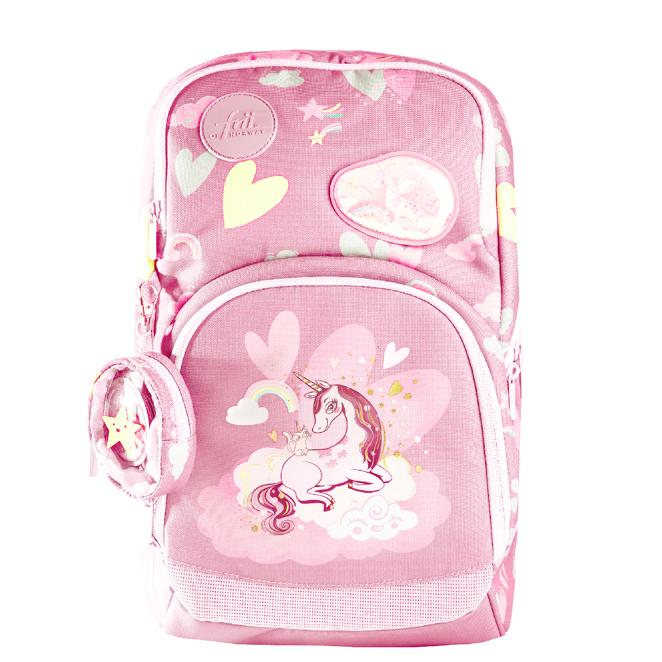 FRII OF NORWAY ERGONOMICKÁ ŠKOLSKÁ TAŠKA EXPAND 20-25 L - UNICORN PINK