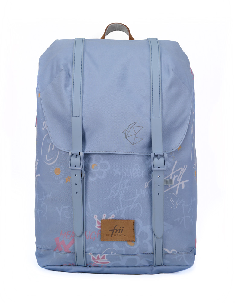 FRII OF NORWAY ERGONOMICKÁ ŠKOLSKÁ TAŠKA RETRO 30 L - LIGHT BLUE