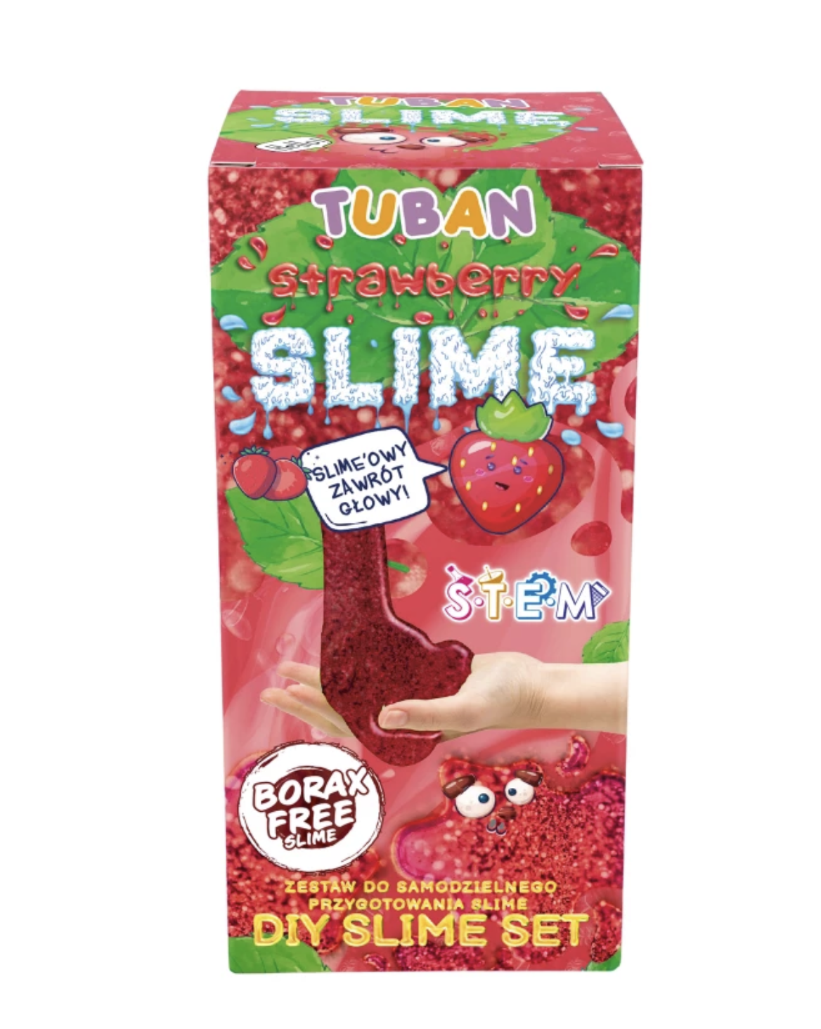 DIY SLIME SADA NA VÝROBU SLIZU TUBAN - JAHODA