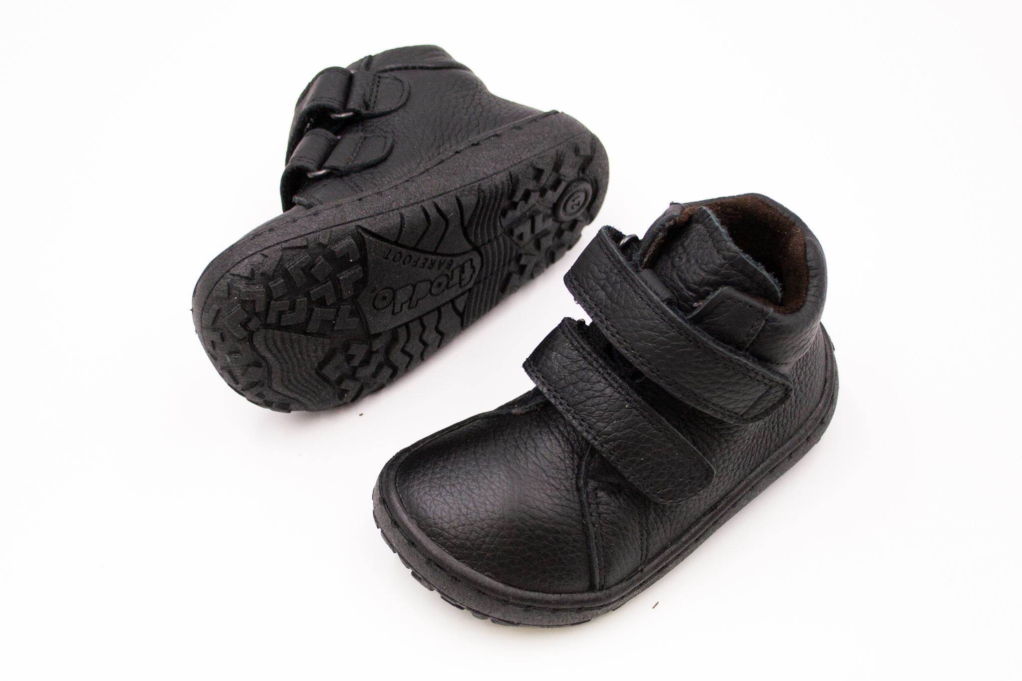 DETSKÉ BAREFOOT TOPÁNKY FRODDO AUTUMN FLEECE - BLACK Veľkosť: 22, Vnútorná dĺžka  topánky v cm: 13.7, Vnútorná šírka topánky v cm: 6.1
