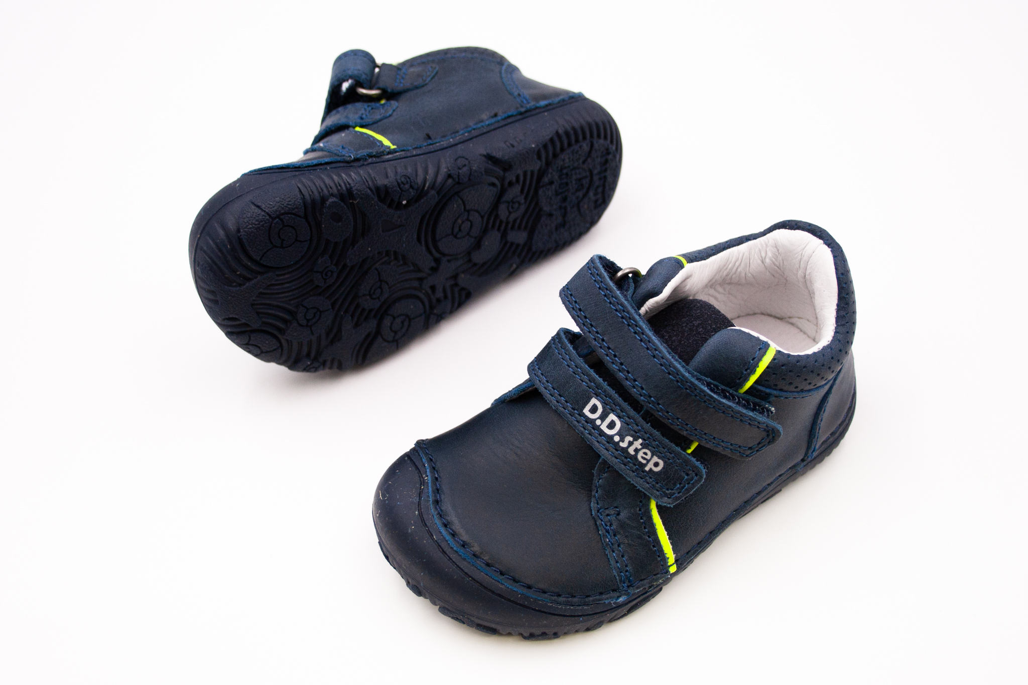 DETSKÉ BAREFOOT TOPÁNKY D.D.STEP 073 - ROYAL BLUE Veľkosť: 20, Vnútorná dĺžka  topánky v cm: 12.8, Vnútorná šírka topánky v cm: 6