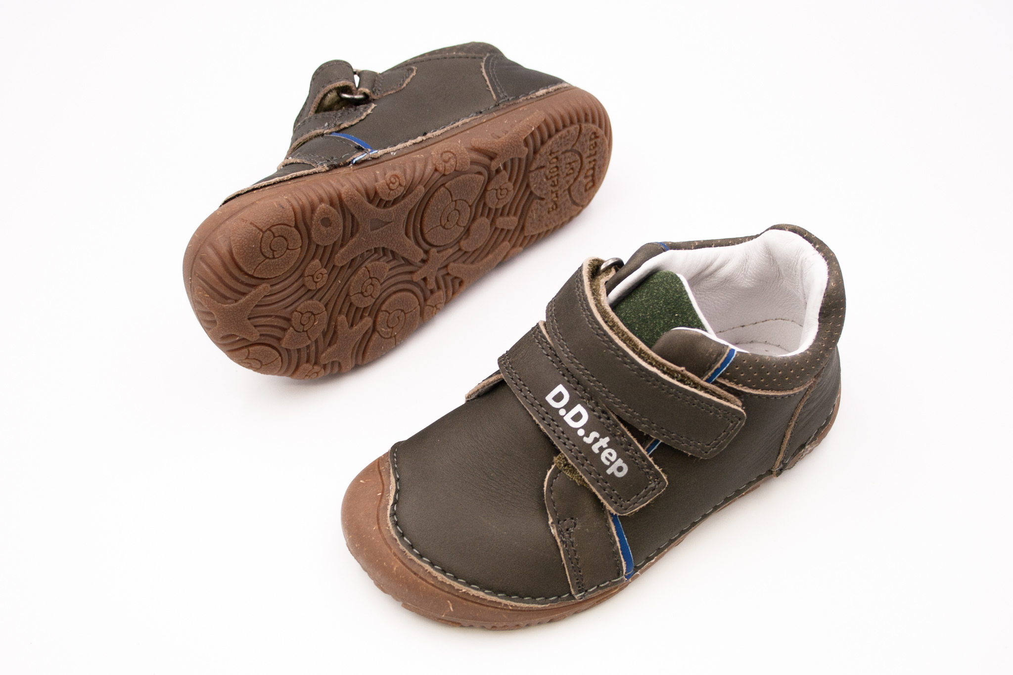 DETSKÉ BAREFOOT TOPÁNKY D.D.STEP 073 - DARK GREY Veľkosť: 20, Vnútorná dĺžka  topánky v cm: 12.8, Vnútorná šírka topánky v cm: 6