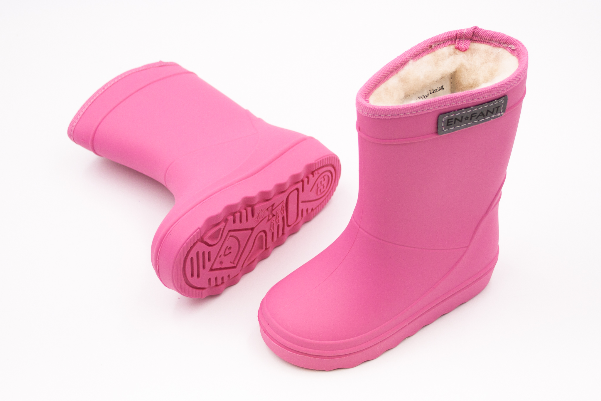 En Fant  DETSKÉ ZATEPLENÉ GUMÁKY ENFANT THERMO BOOTS - CARMINE ROSE Veľkosť: 22, 11: 13.4, Vnútorná šírka topánky v cm: 5.7
