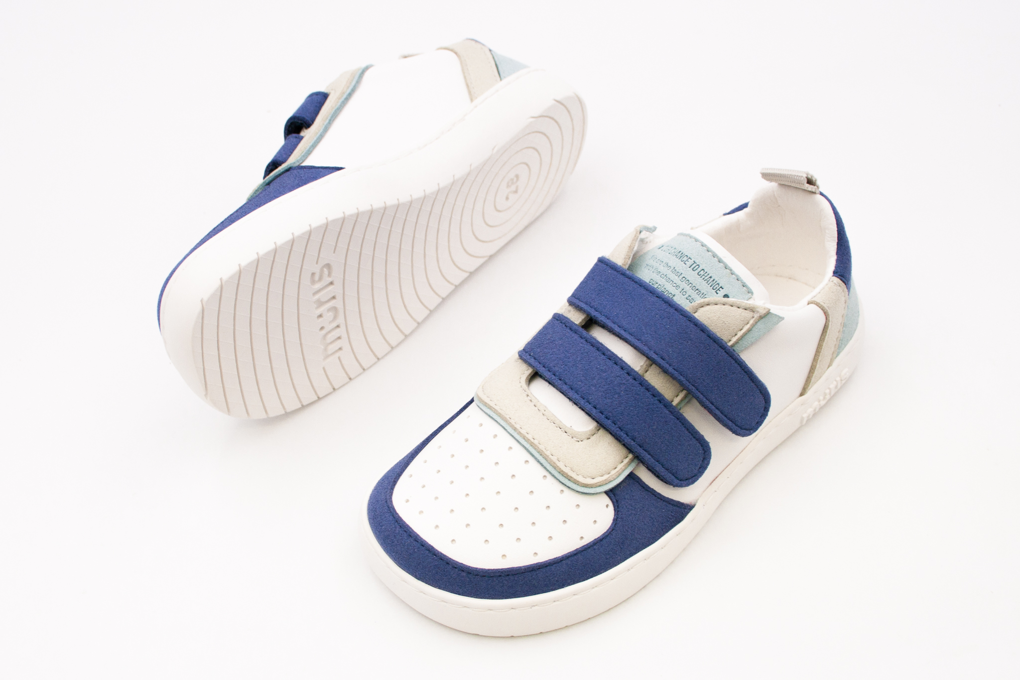 DETSKÉ BAREFOOT TOPÁNKY MURIS PETRA JUNIOR - DENIM BLUE Veľkosť: 31, Vnútorná dĺžka  topánky v cm: 19.7, Vnútorná šírka topánky v cm: 7.6