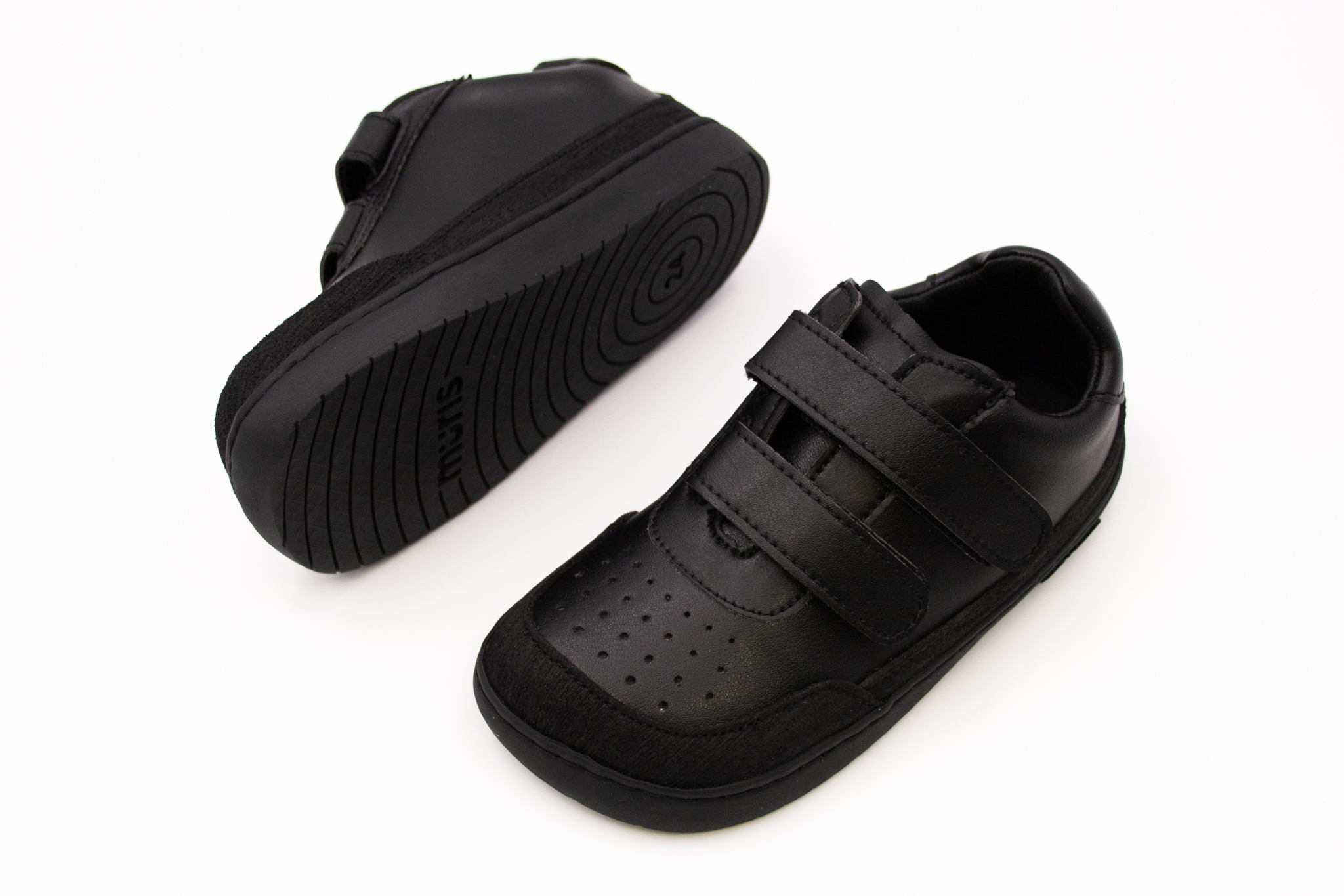 DETSKÉ BAREFOOT TOPÁNKY MURIS PETRA MINI - BLACK Veľkosť: 24, Vnútorná dĺžka  topánky v cm: 15.2, Vnútorná šírka topánky v cm: 6.4