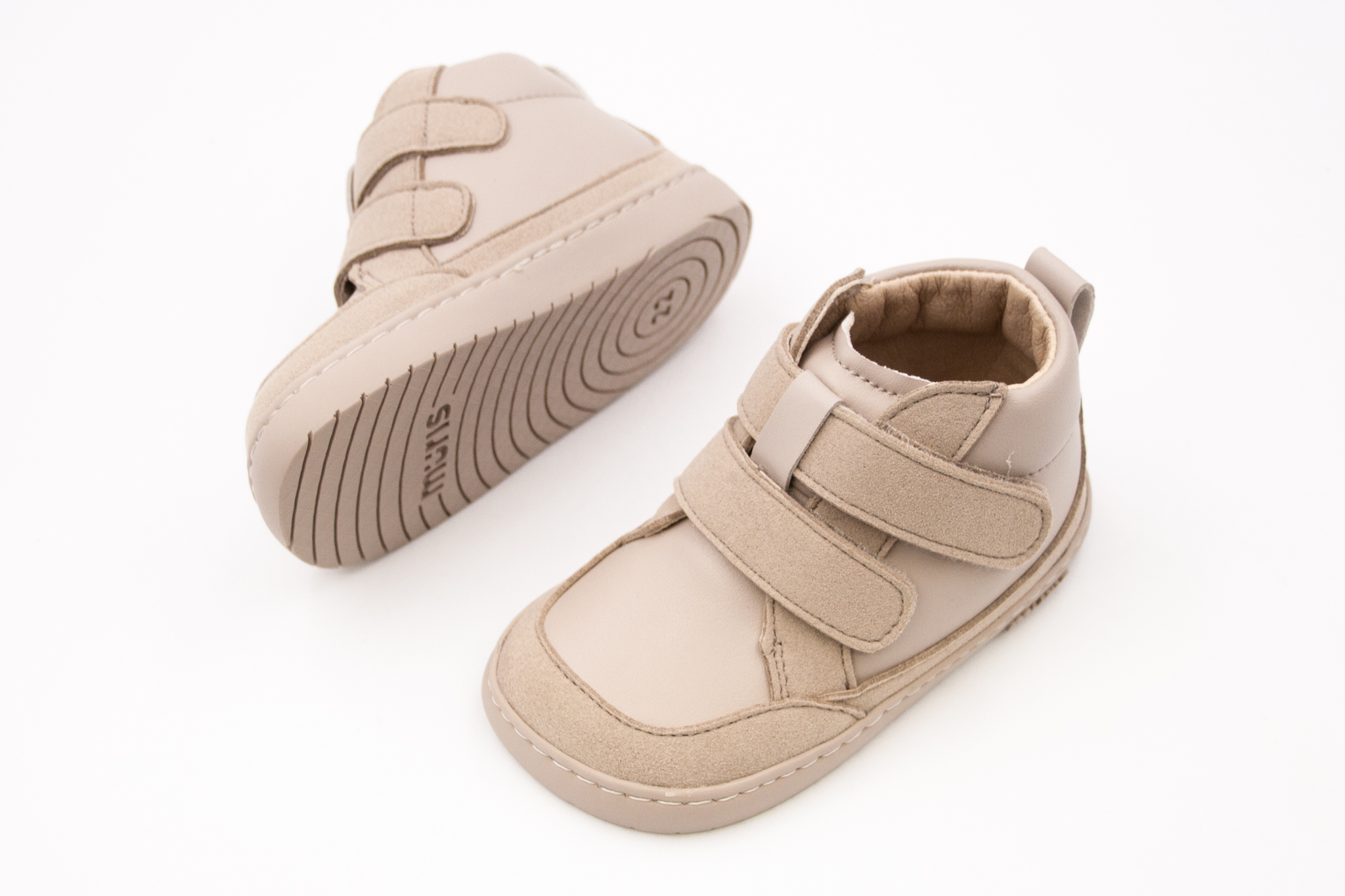 DETSKÉ BAREFOOT TOPÁNKY MURIS SINTRA MINI - TAUPE Veľkosť: 20, Vnútorná dĺžka  topánky v cm: 12.5, Vnútorná šírka topánky v cm: 6
