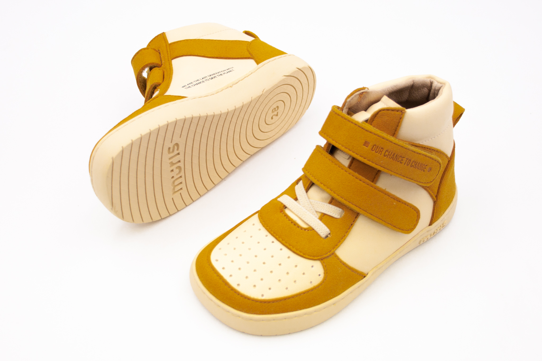 DETSKÉ BAREFOOT TOPÁNKY MURIS RIGA JUNIOR - MUSTARD Veľkosť: 31, Vnútorná dĺžka  topánky v cm: 19.7, Vnútorná šírka topánky v cm: 7.6